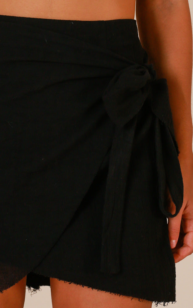 Not Happening Skirt In Black