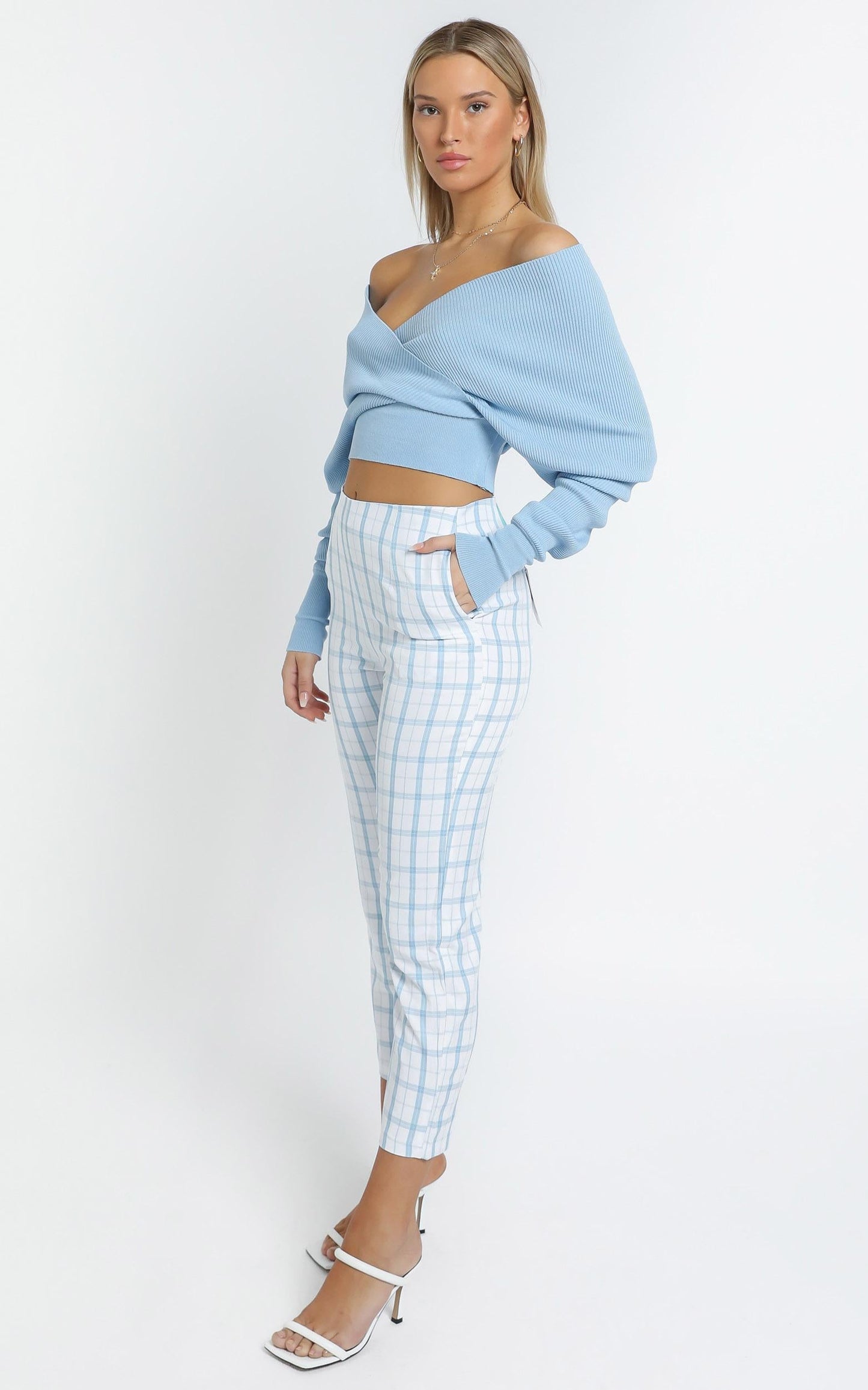Fletcher Pant in Blue Check