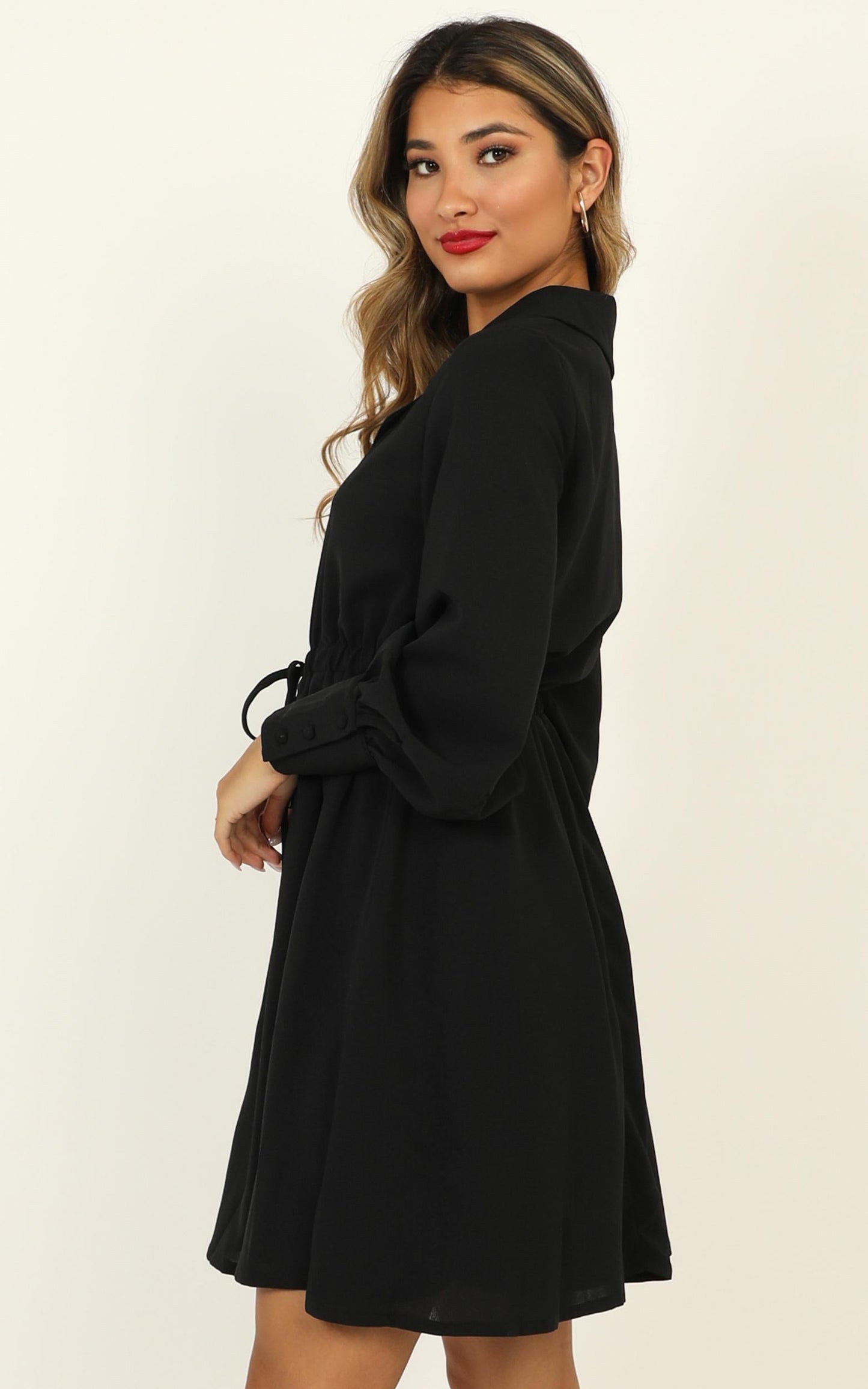 Weekly Planner Dress In Black