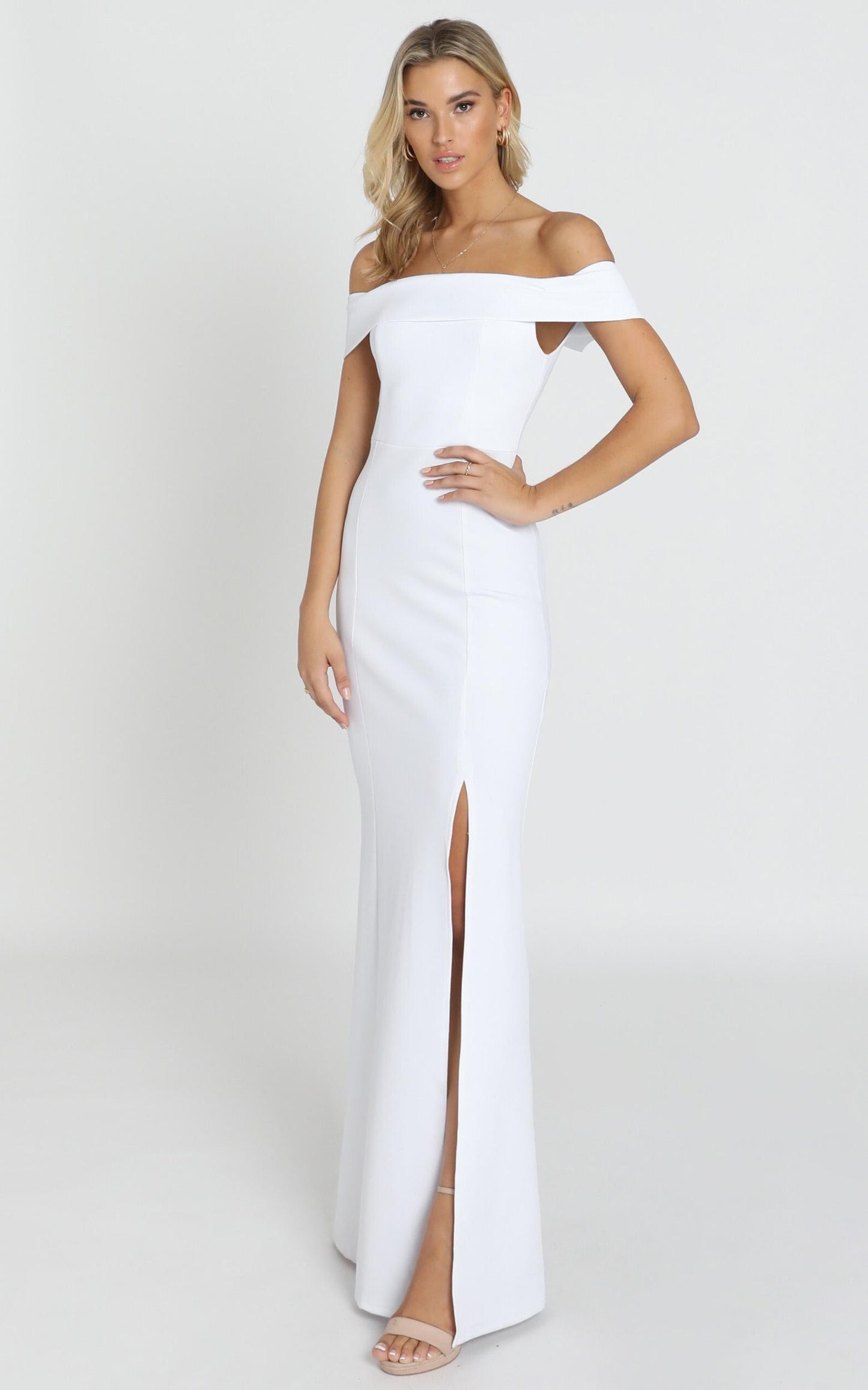 We Got This Feeling Dress in White