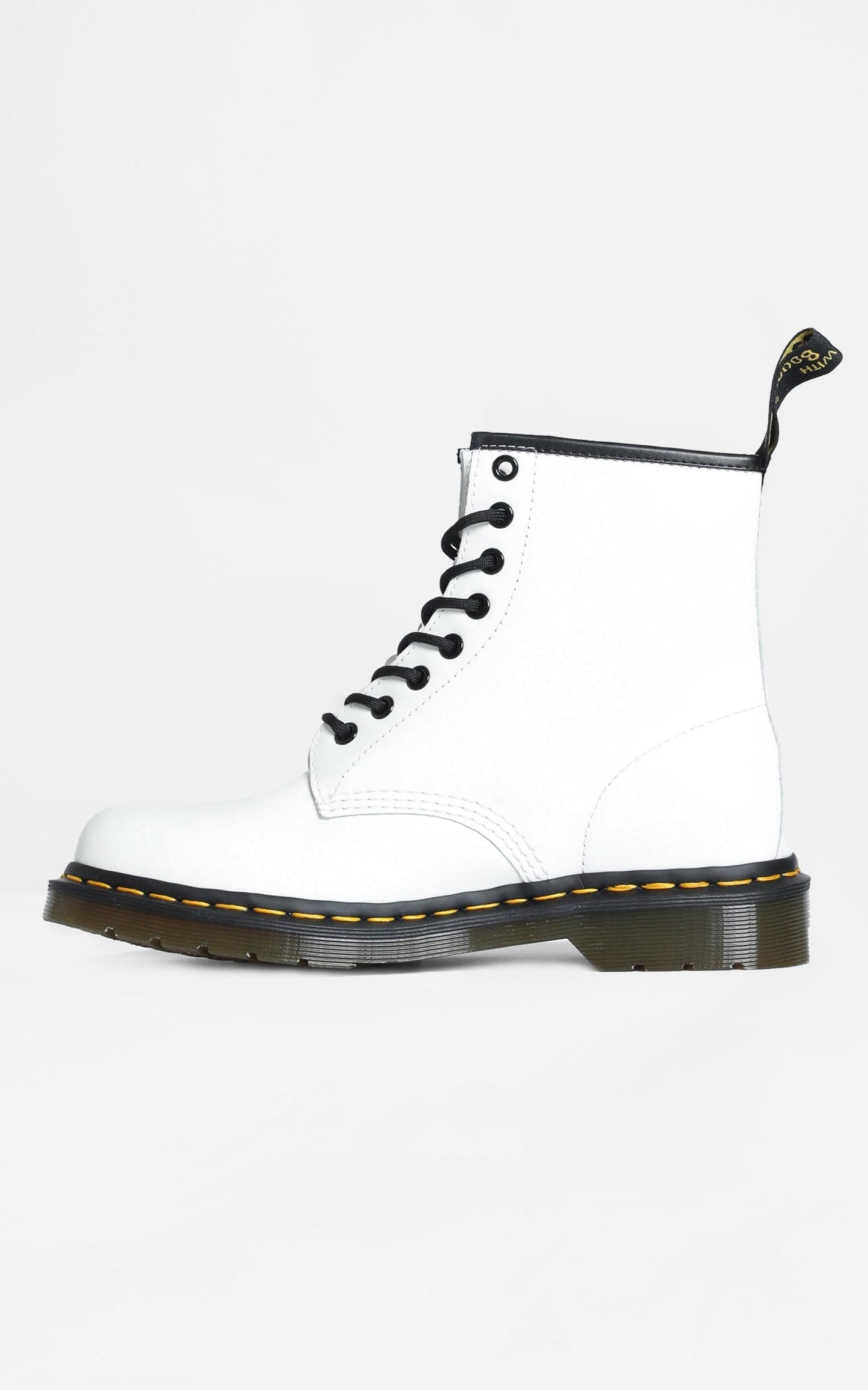 Dr. Martens - 1460 8 Eye Boot in White Smooth