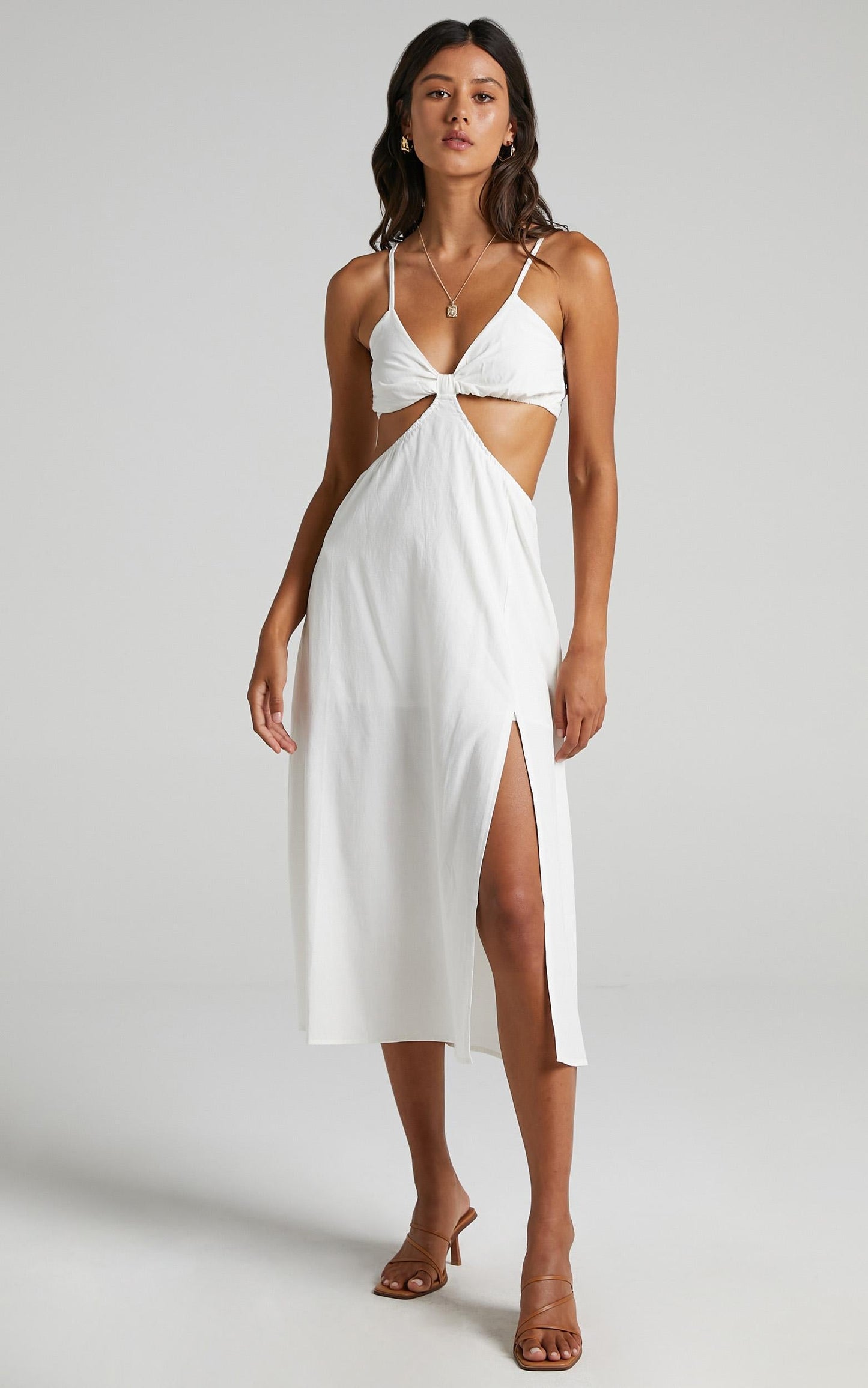 Melyssa Dress in White