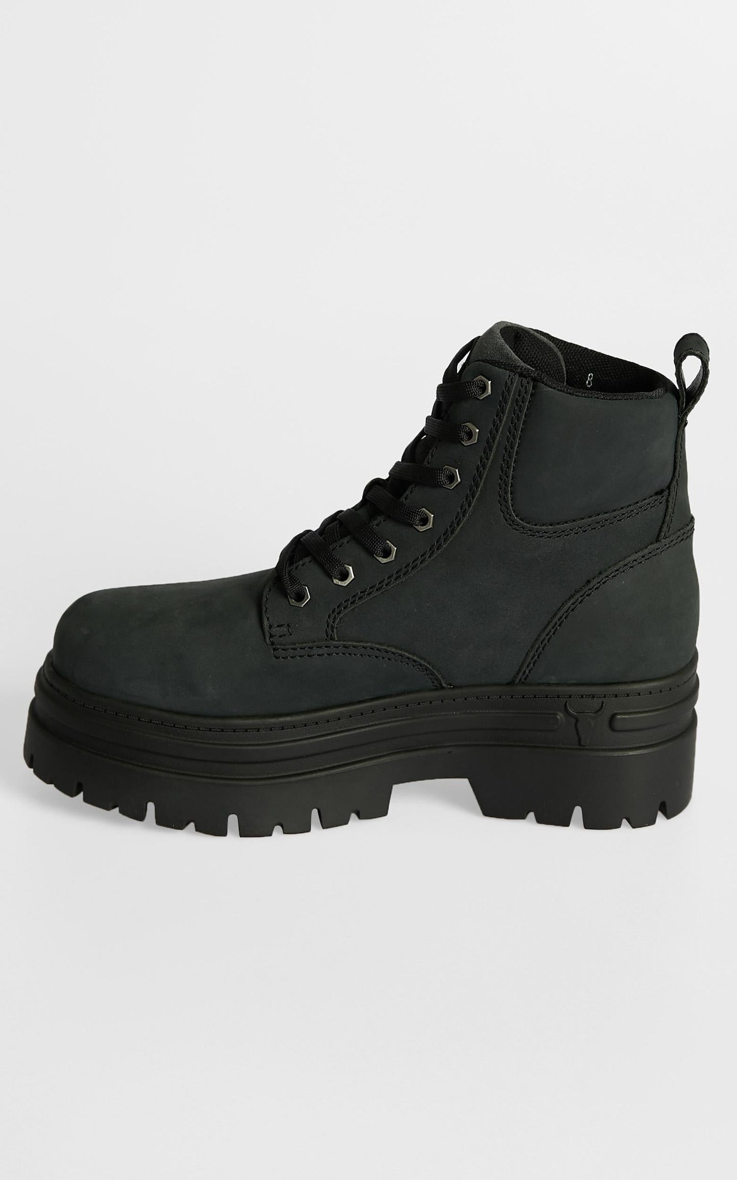 Windsor Smith - Attitude Boots in Charcoal Nubuck