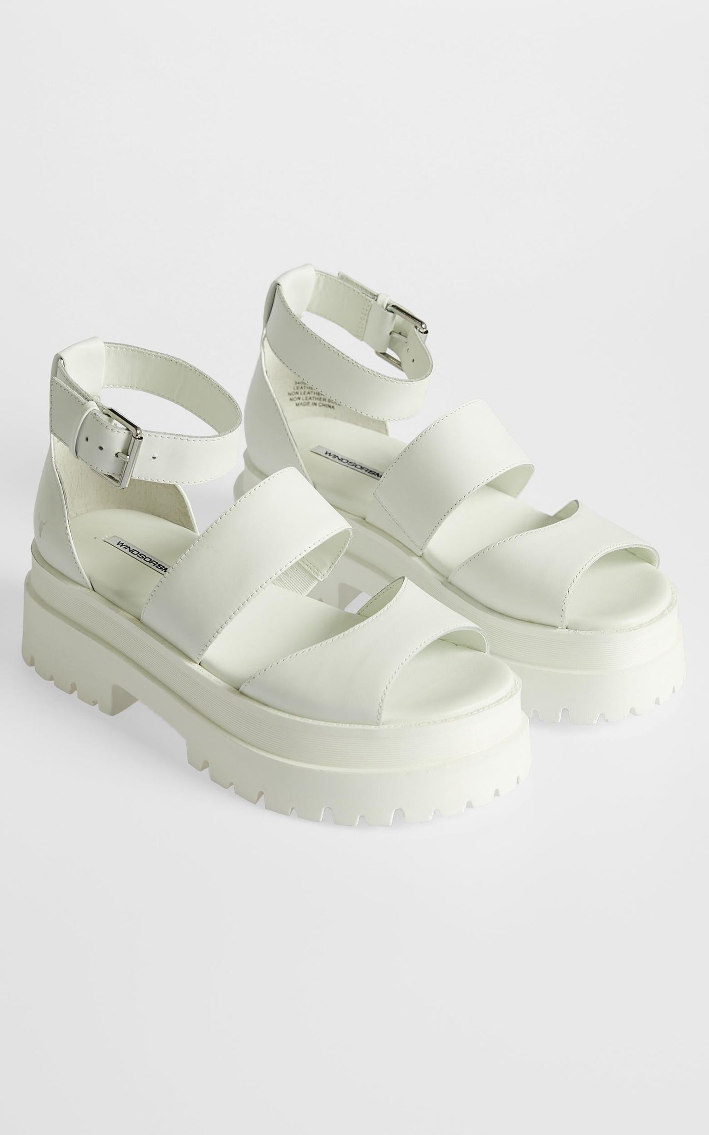 Windsor Smith - Thrilled Sandals in White Leather