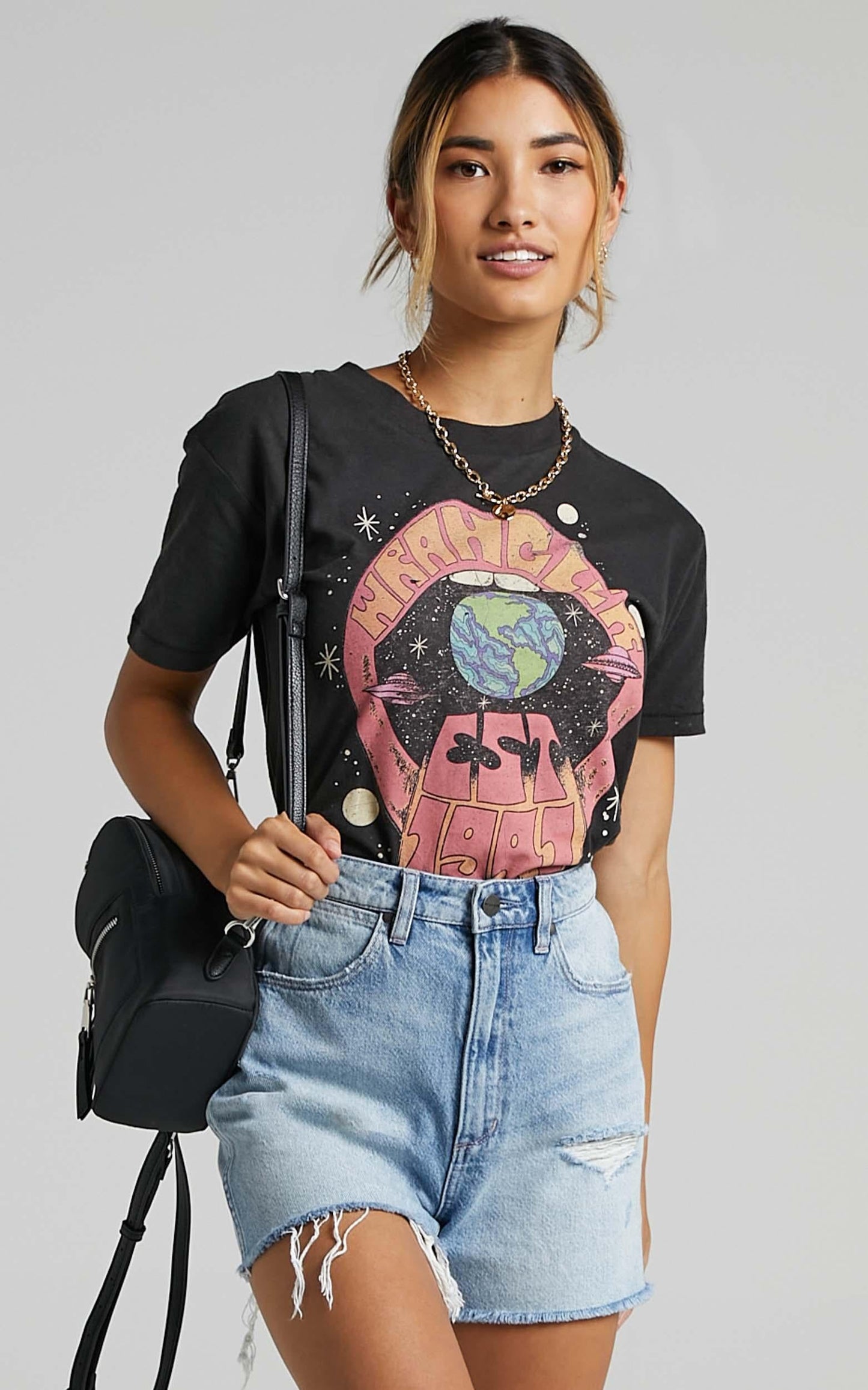 Wrangler - Hellhound Tee in Worn Black