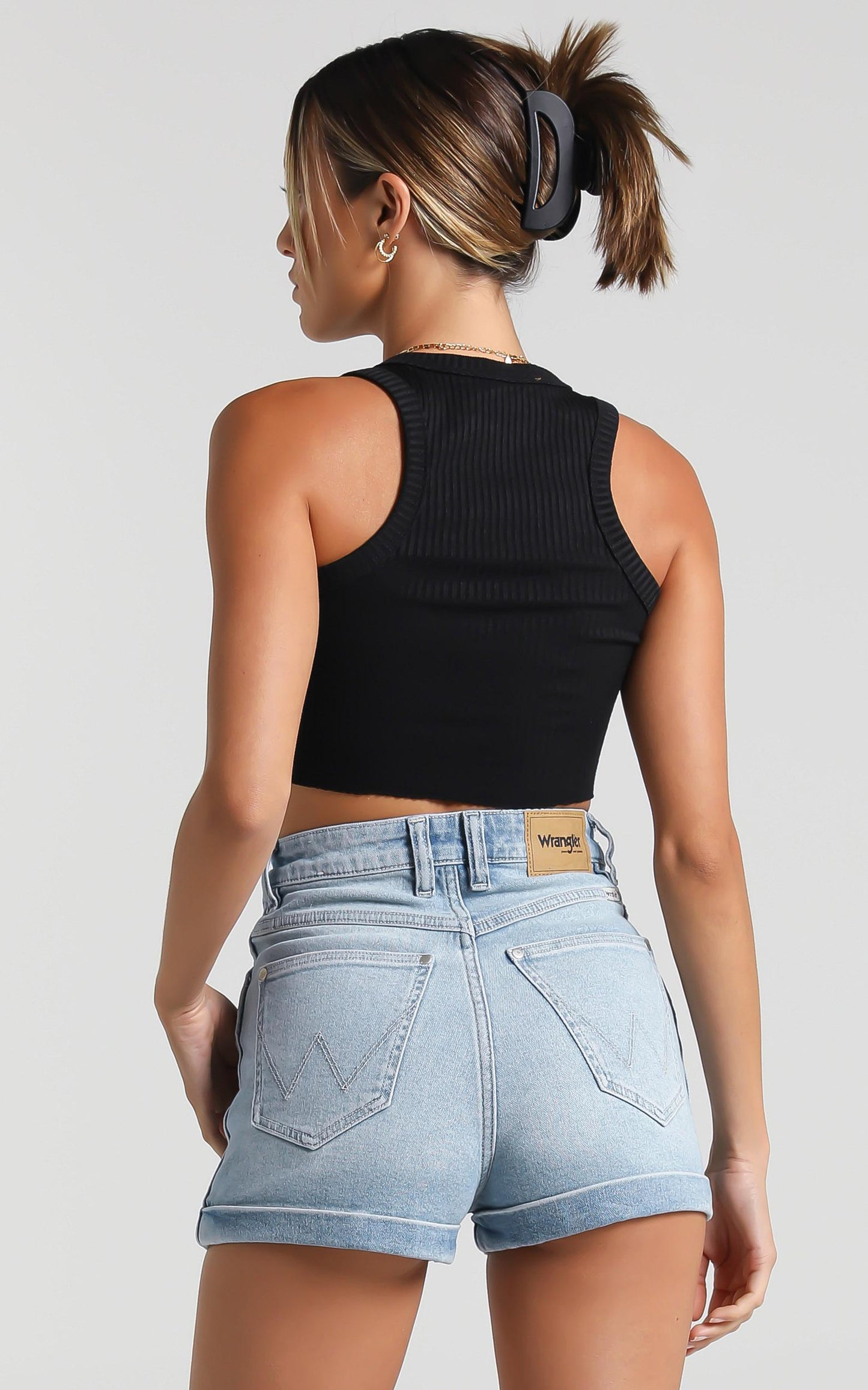Wrangler - Pin Up Denim Short in Songbird