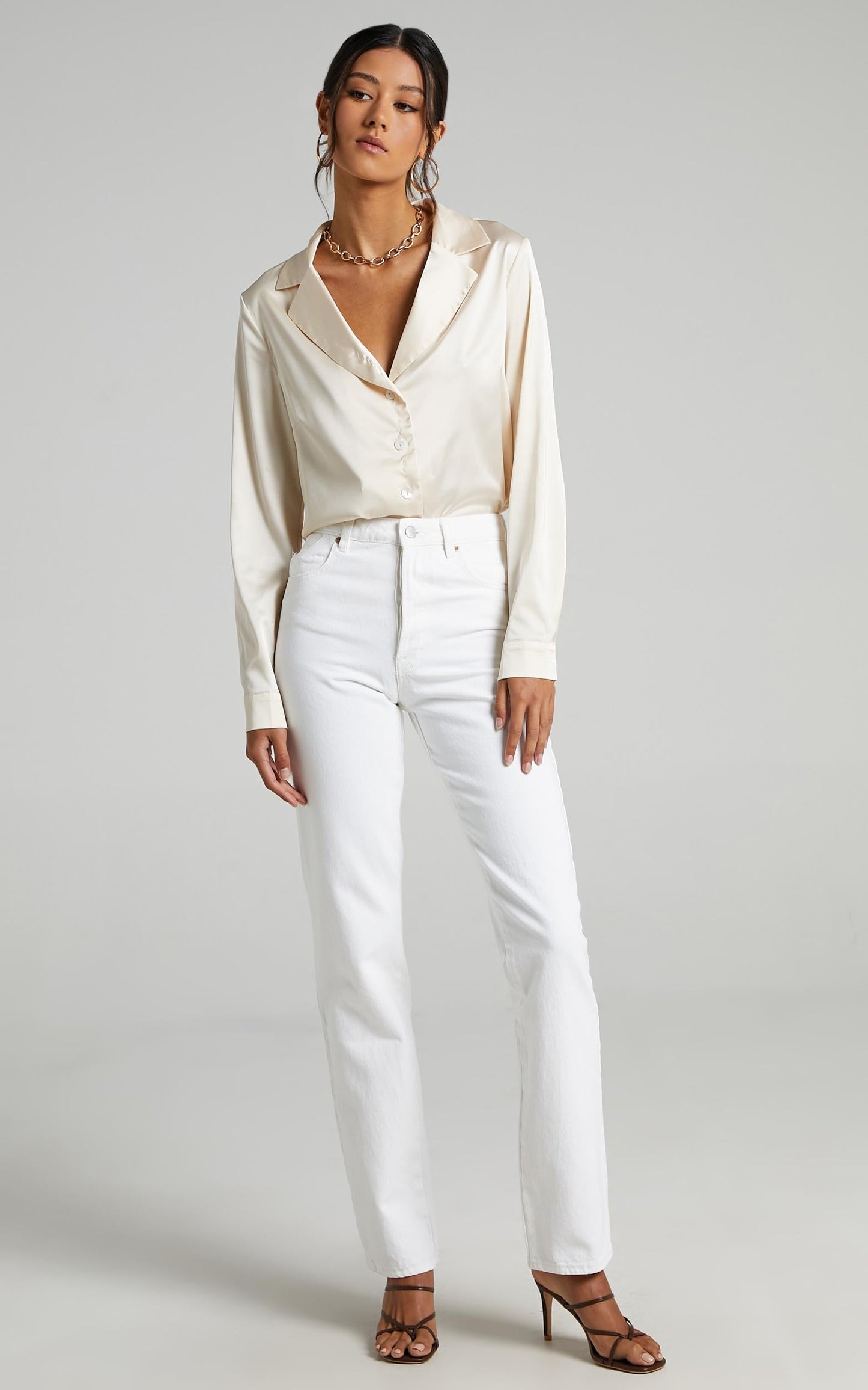 Rolla's - Classic Straight Jean in Vintage White