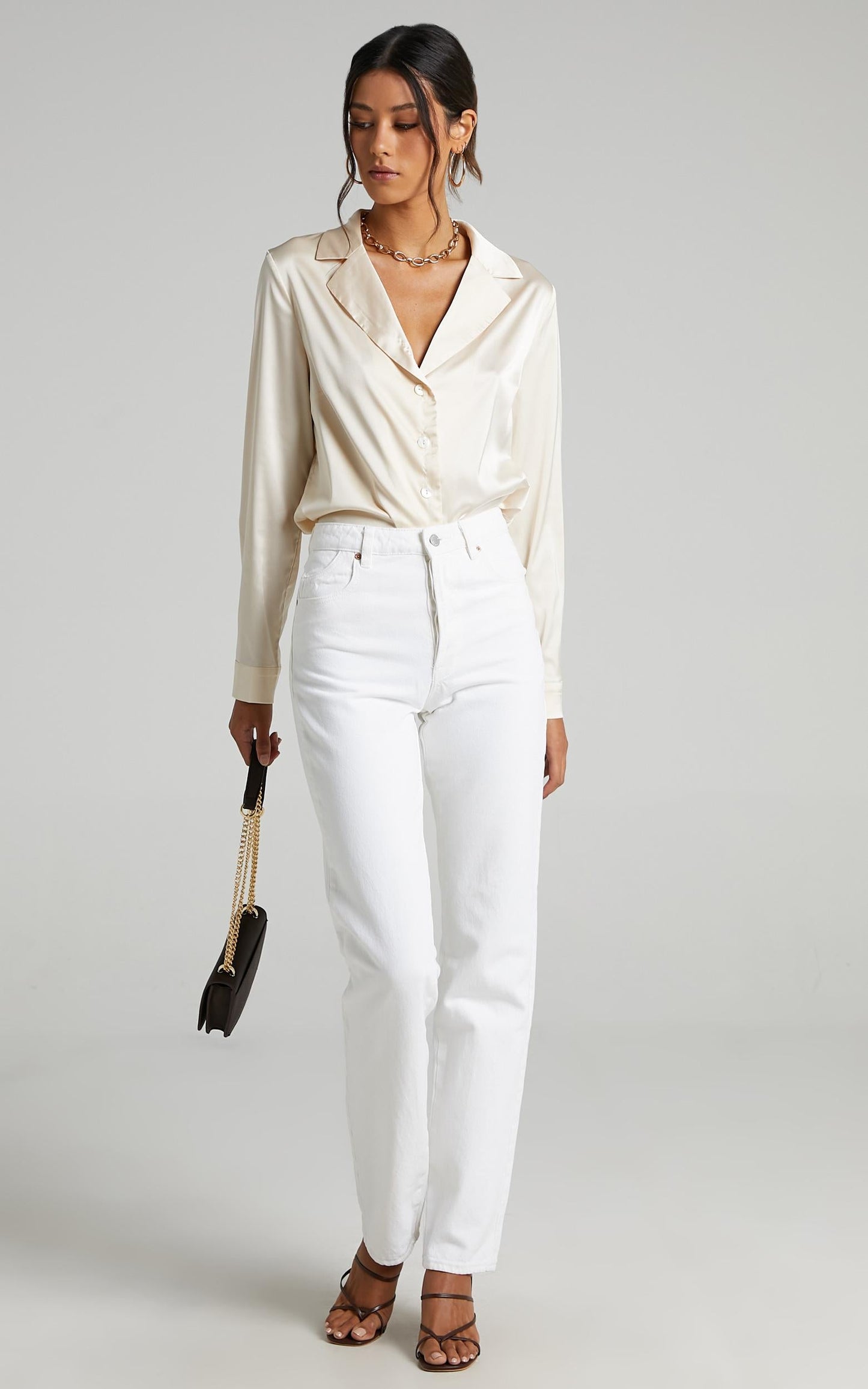 Rolla's - Classic Straight Jean in Vintage White