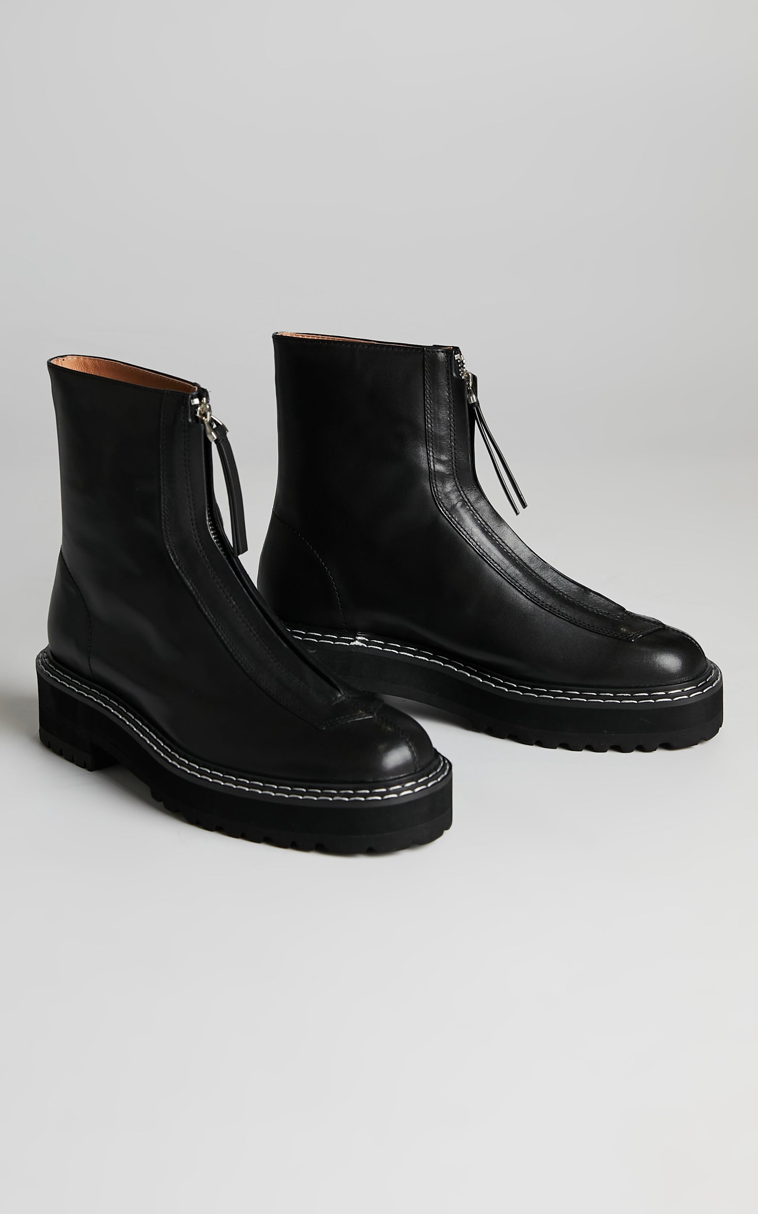 Alias Mae - Ronni Boots in Black Burnished