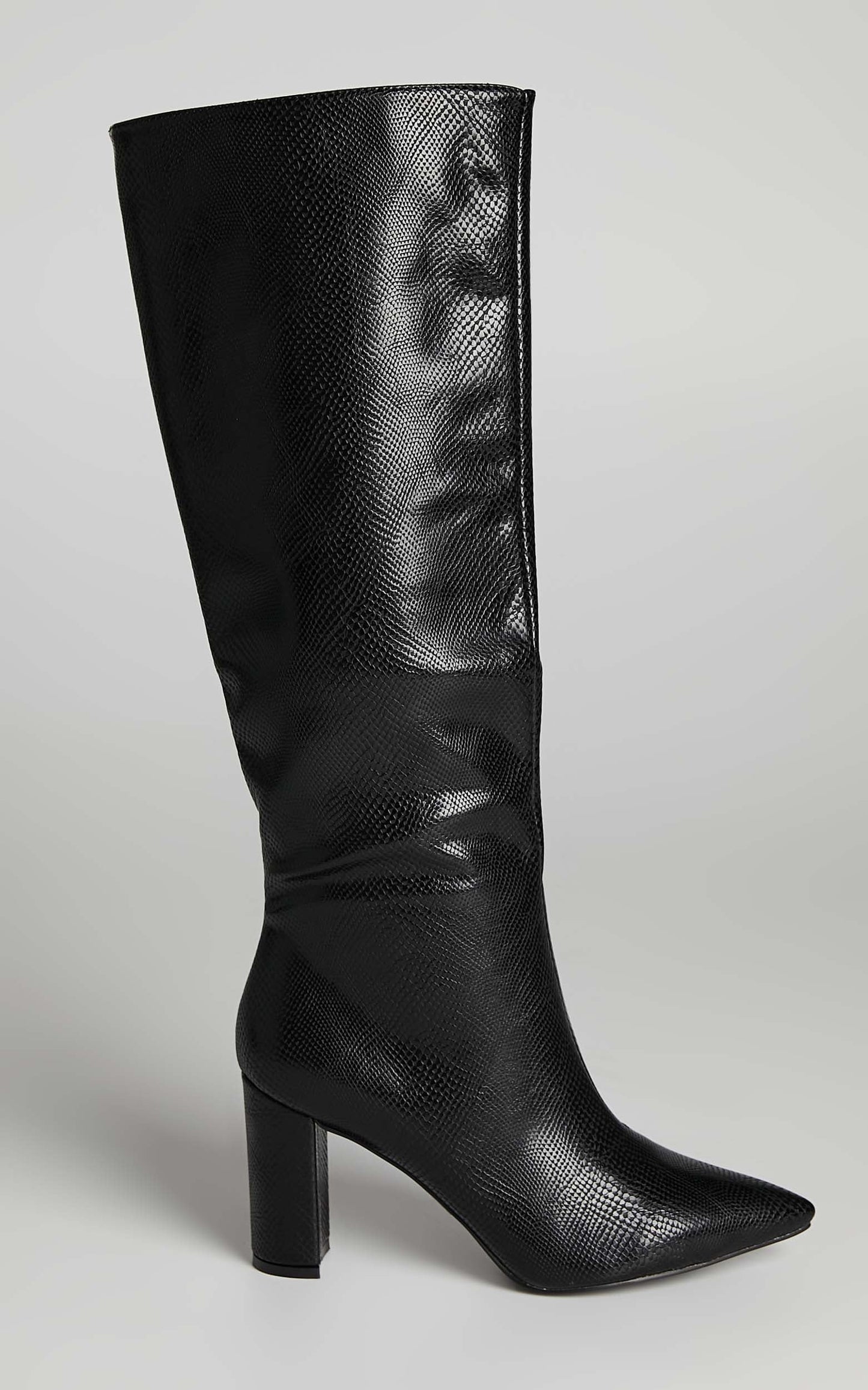 Billini - Waldorf Boots in Black Lizard