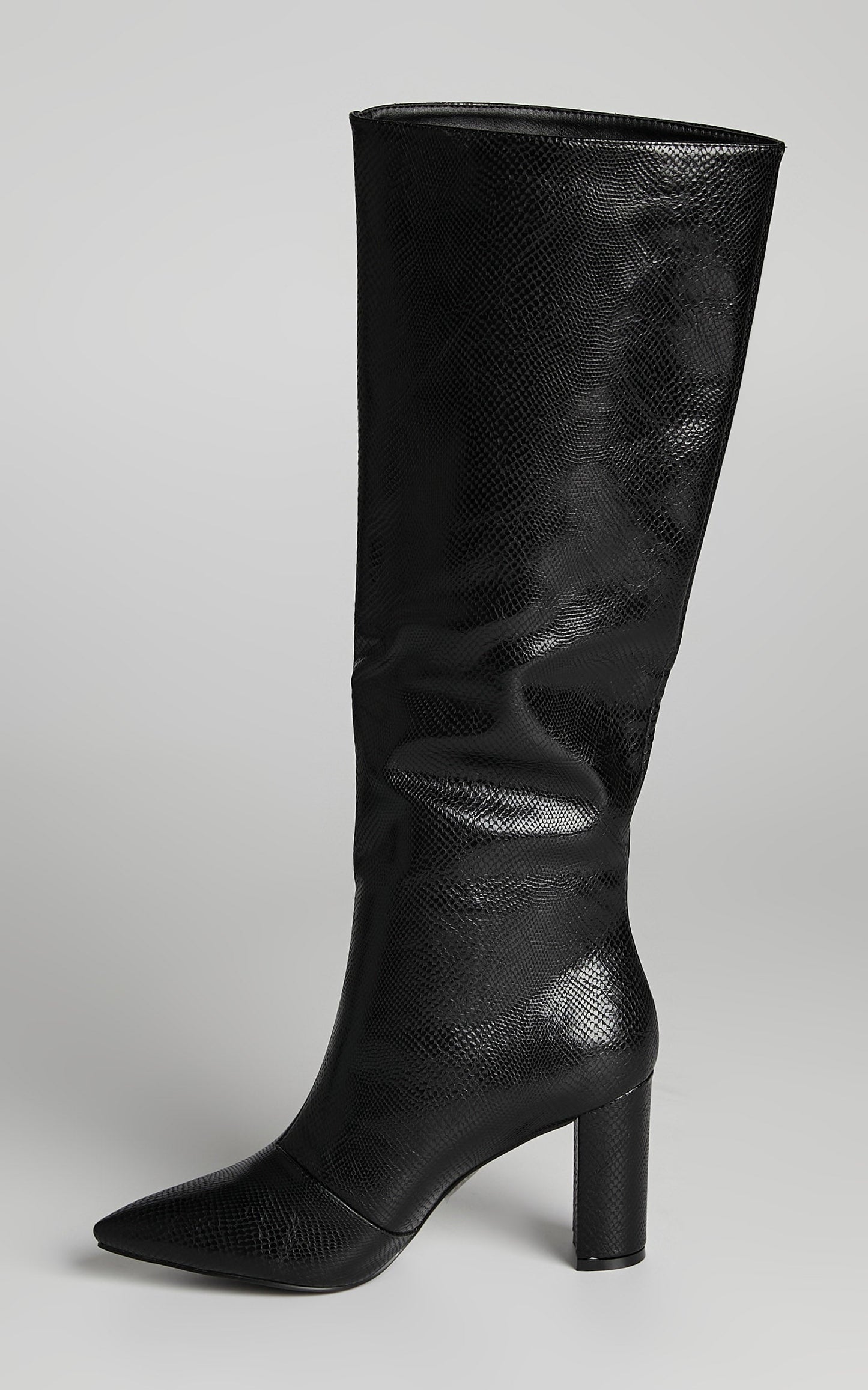 Billini - Waldorf Boots in Black Lizard
