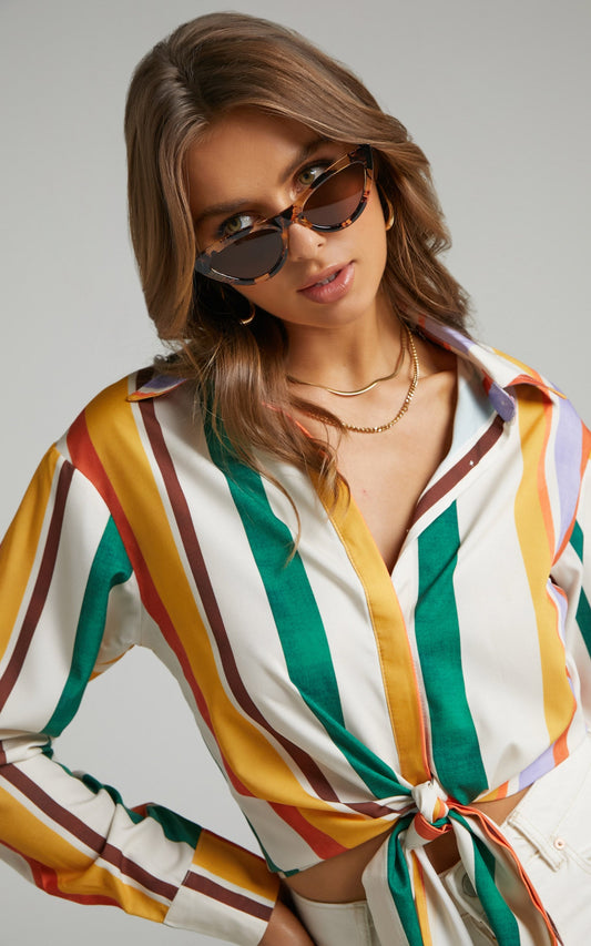 REALITY EYEWEAR - KISS KISS SUNGLASSES in Honey Turtle