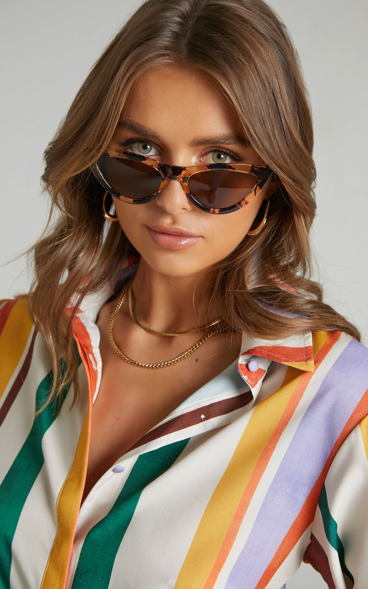 REALITY EYEWEAR - KISS KISS SUNGLASSES in Honey Turtle