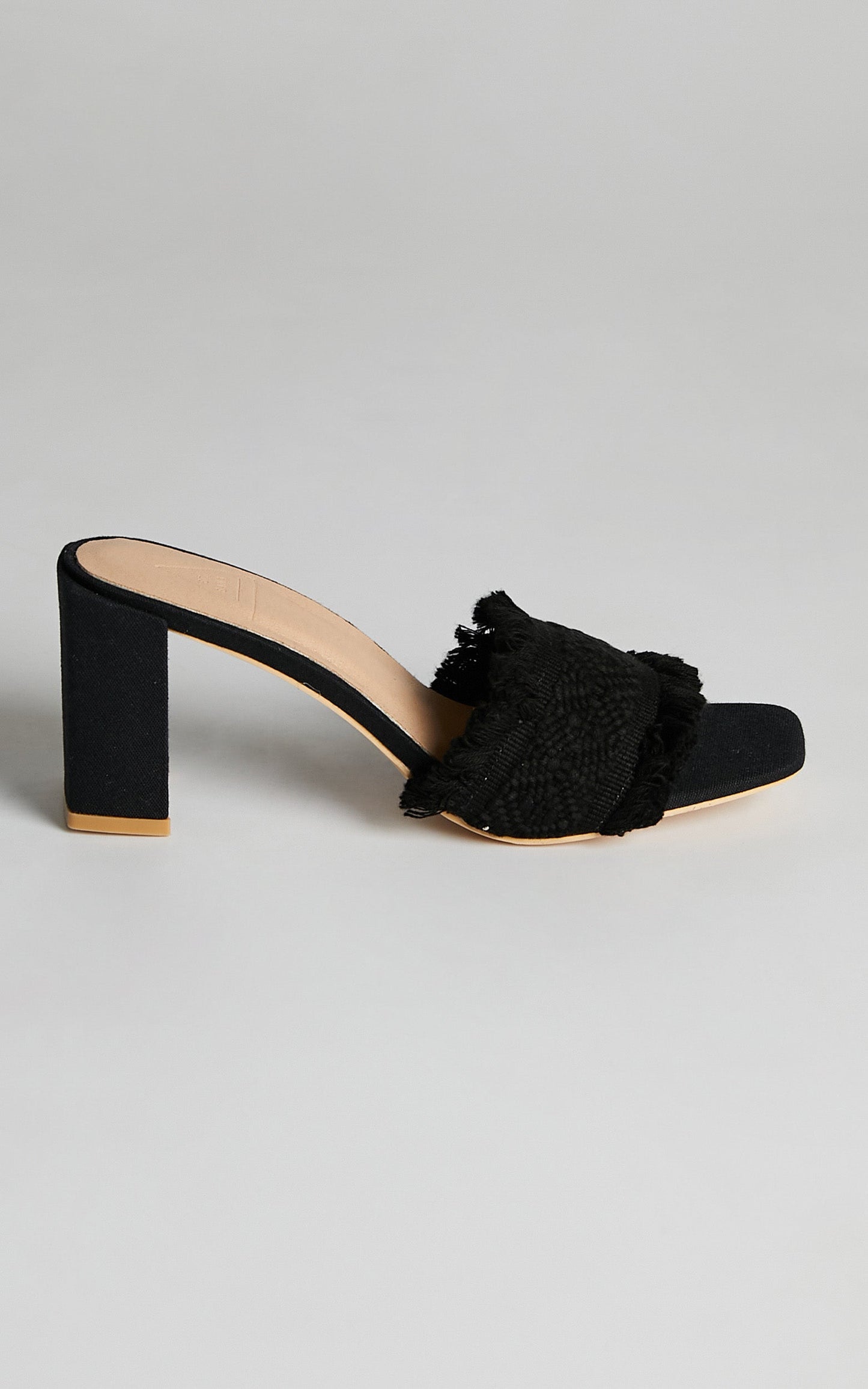 St Sana - Camilla Mule Heels in Black