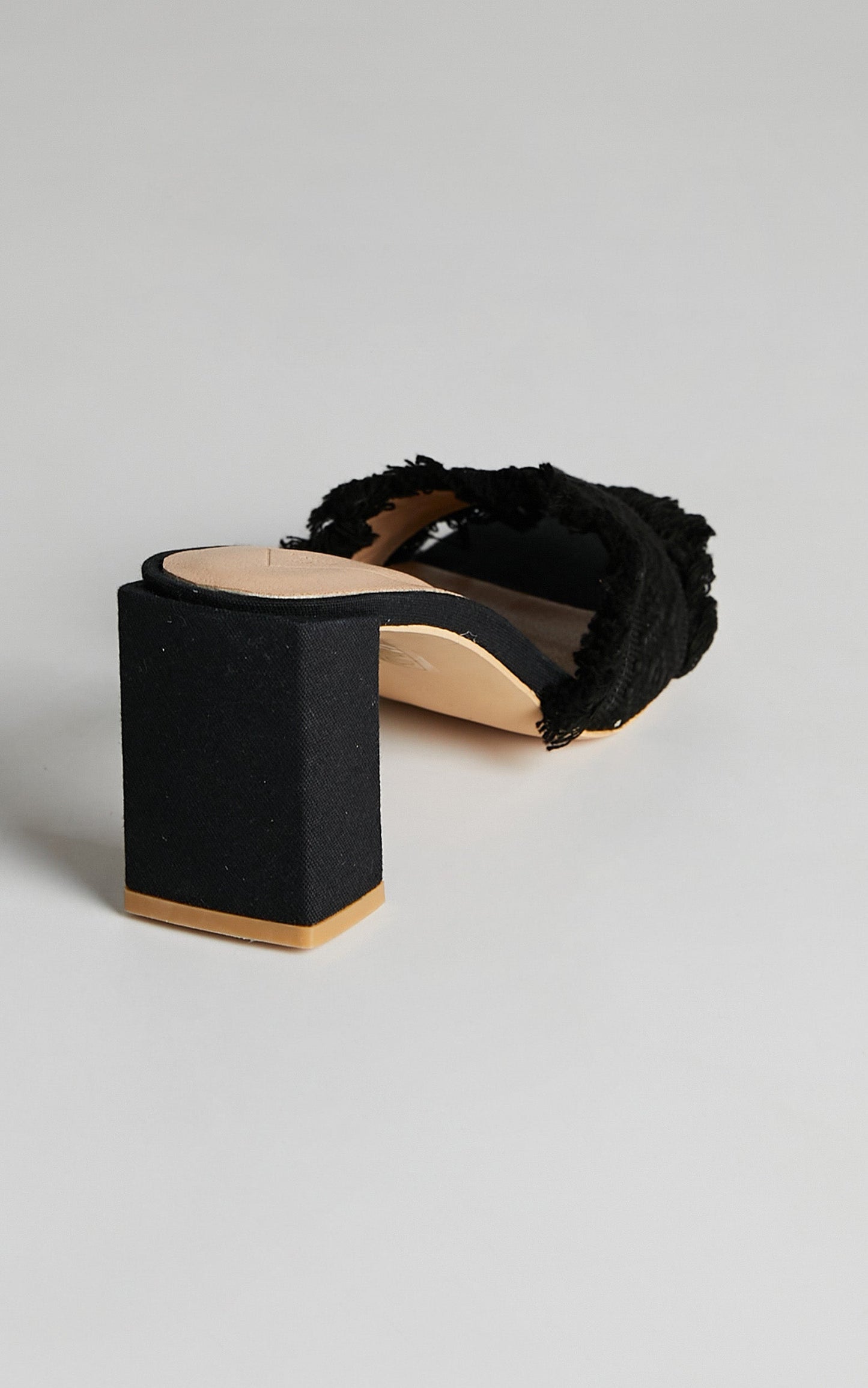 St Sana - Camilla Mule Heels in Black
