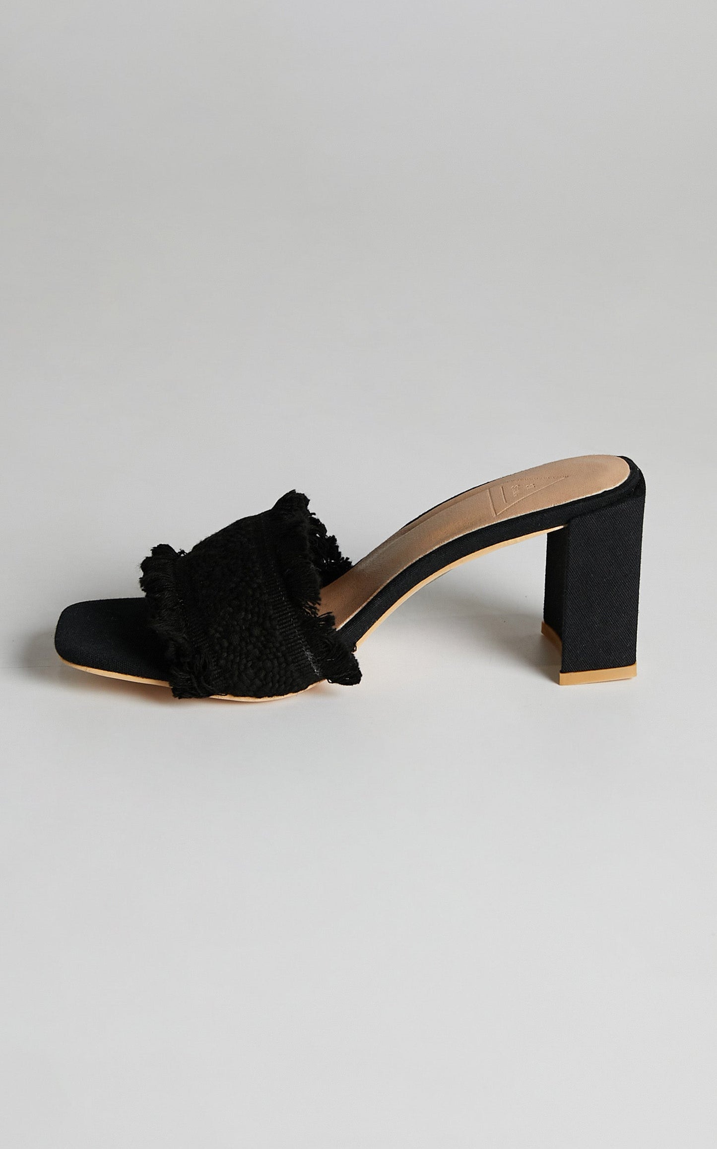 St Sana - Camilla Mule Heels in Black