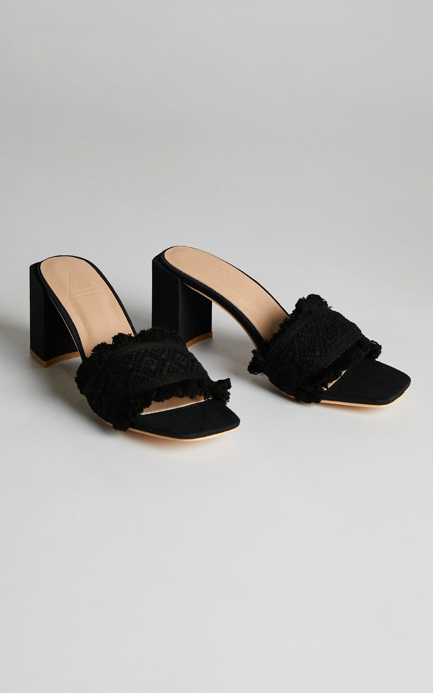 St Sana - Camilla Mule Heels in Black