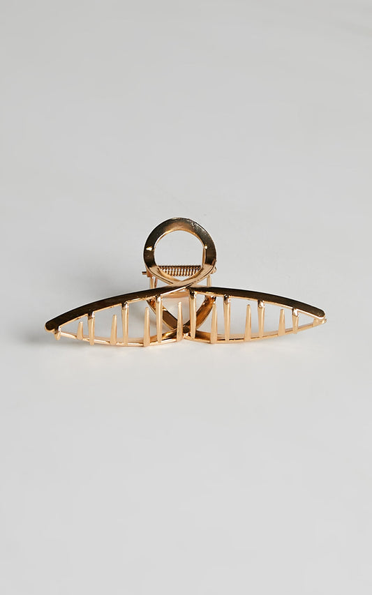 Ariel Hair Clip in Gold