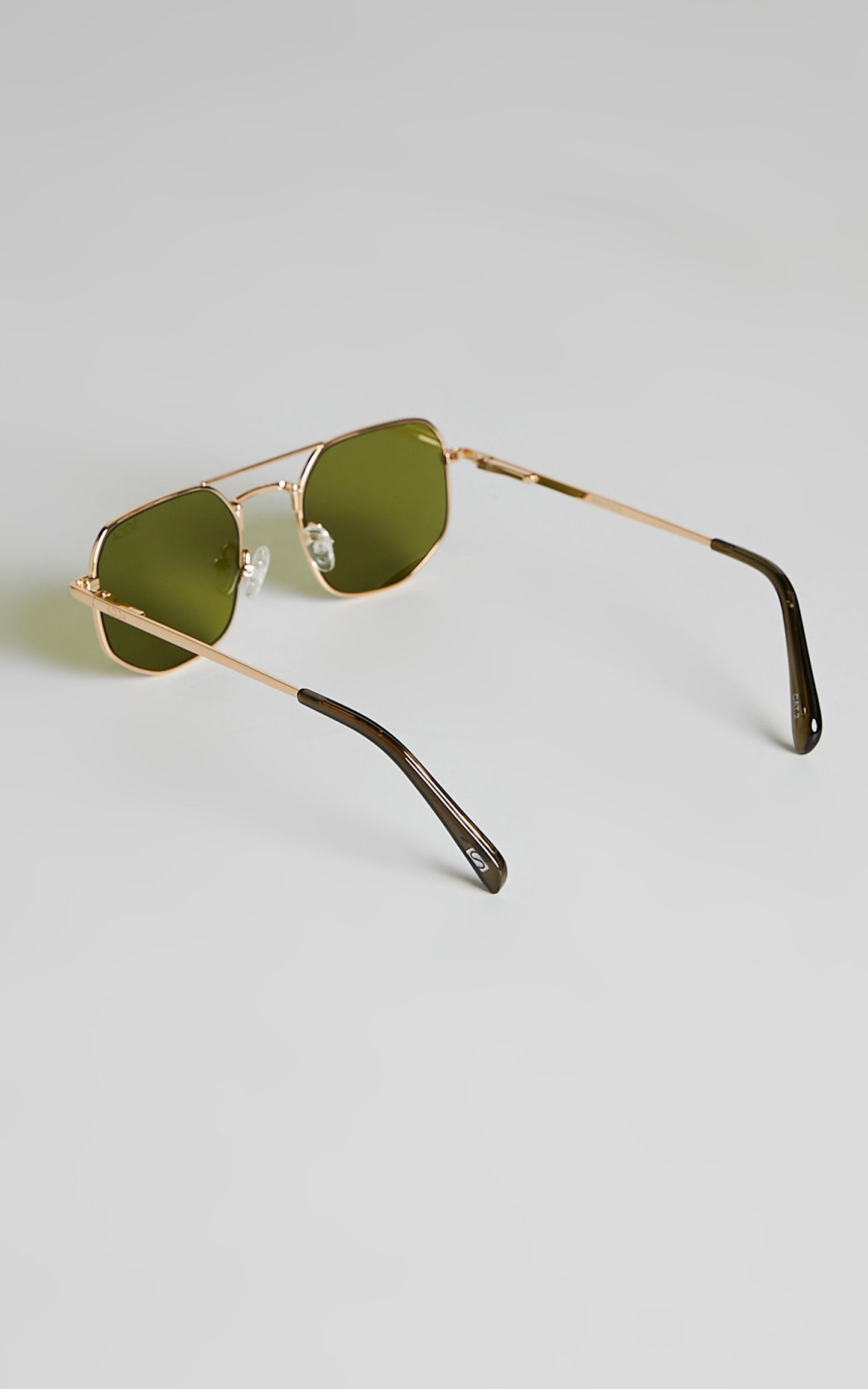 Soda Shades - Maverick Sunglasses in Gold/Green