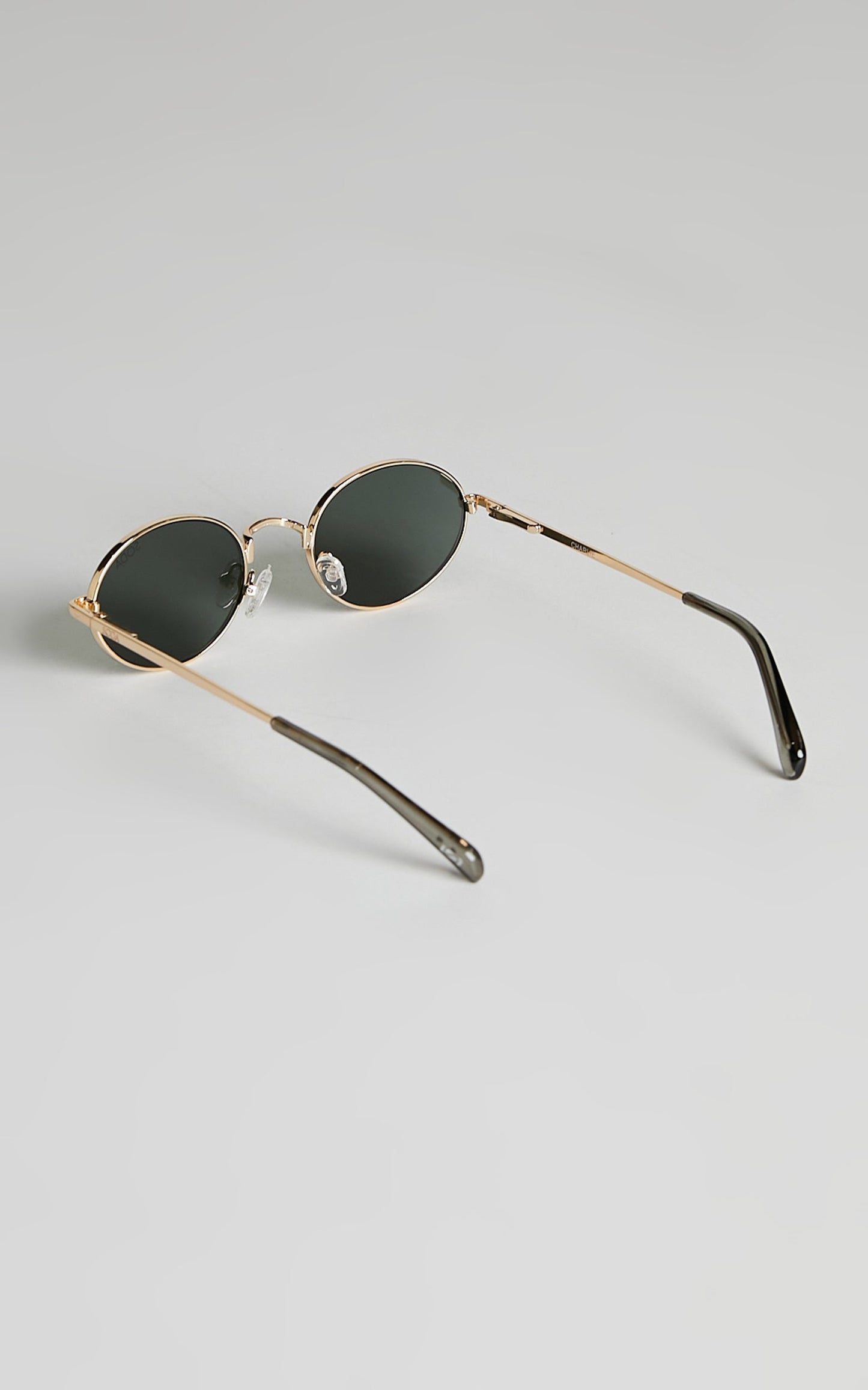 Soda Shades - Charlie Sunglasses in Gold/Green