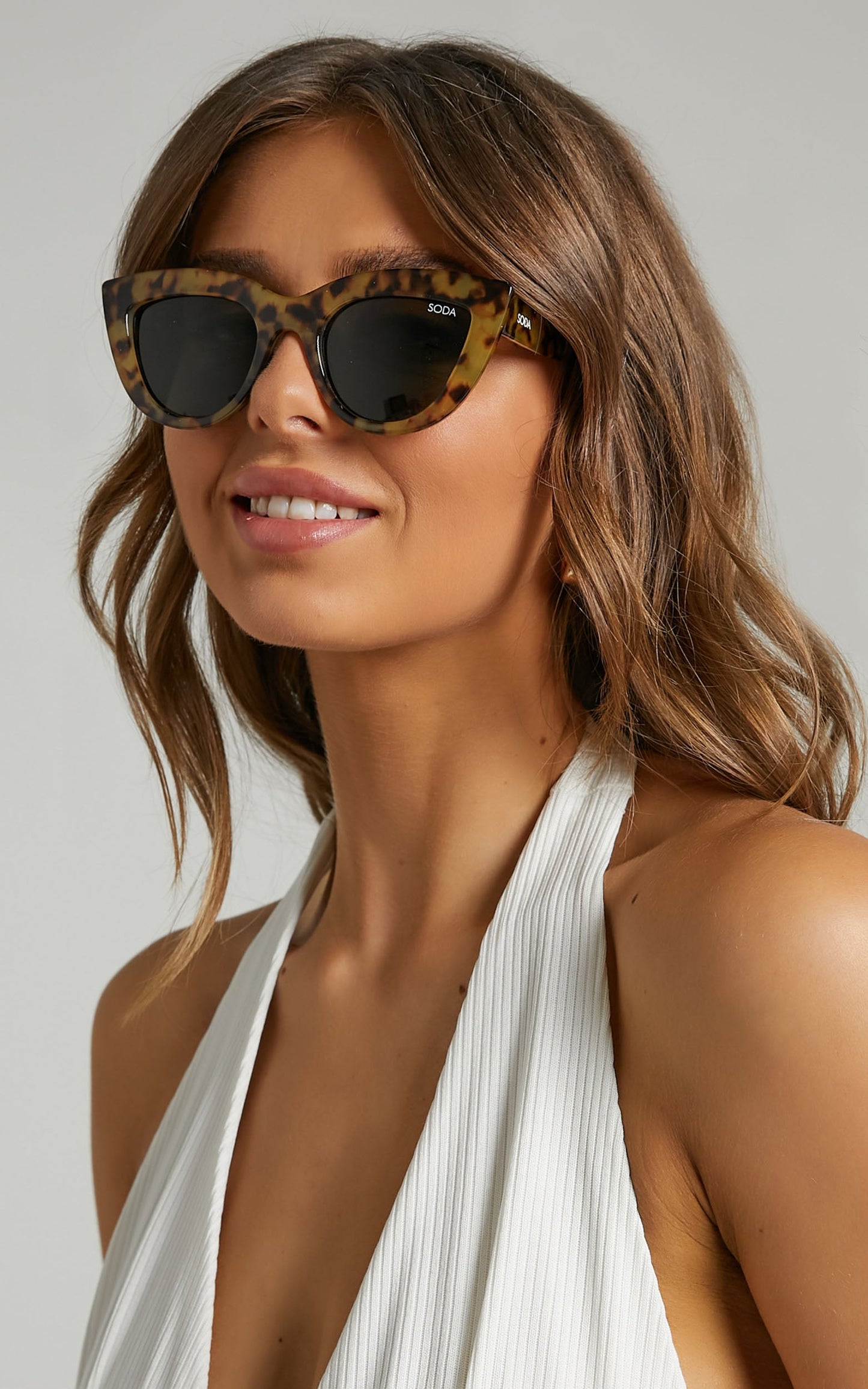 Soda Shades - Marilyn Sunglasses in Tort Light