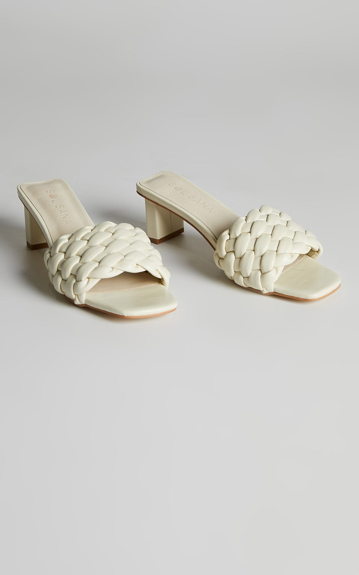 Sol Sana - Matias Mule Heels in Off White