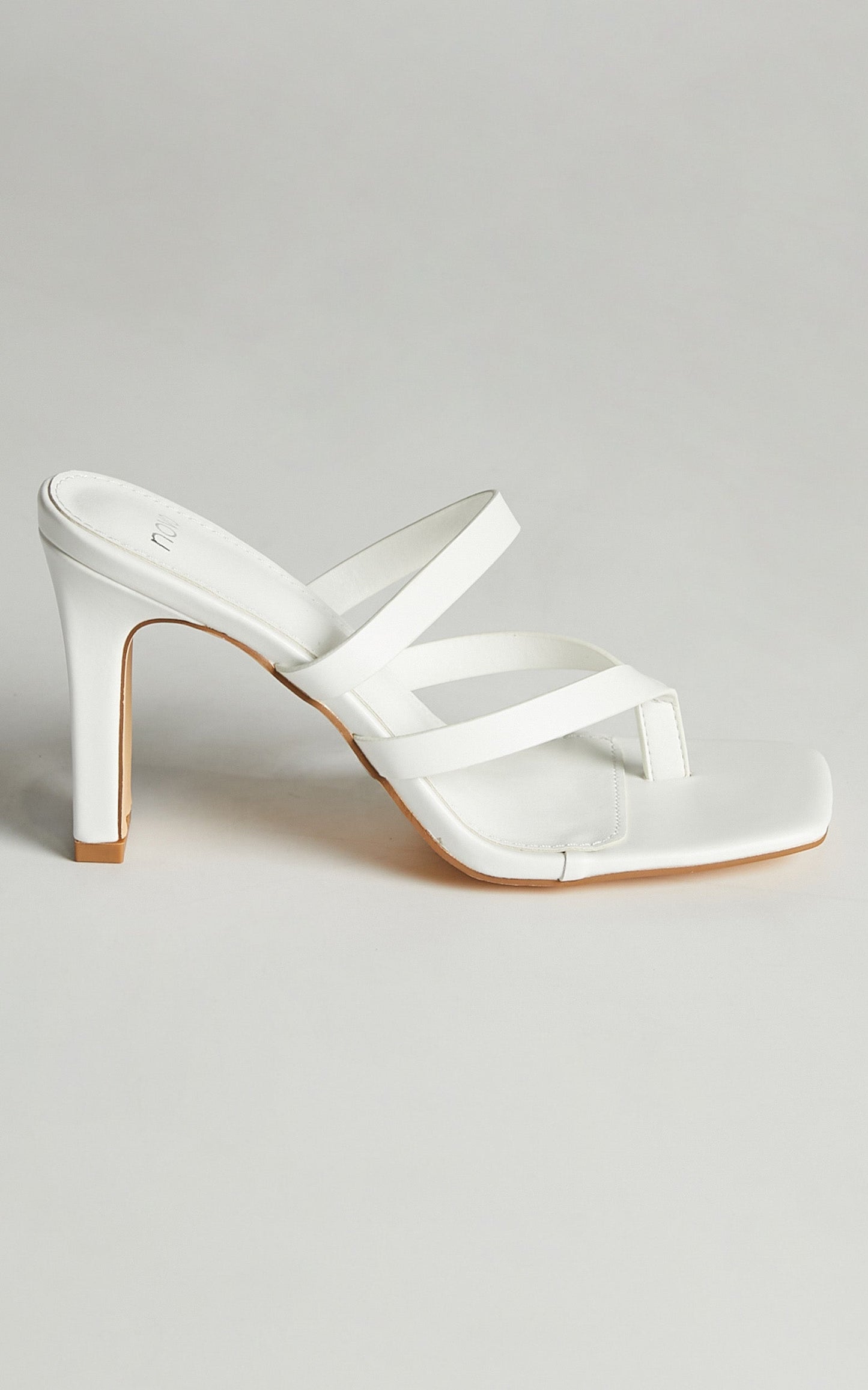 NOVO - ZACI HEELS in White