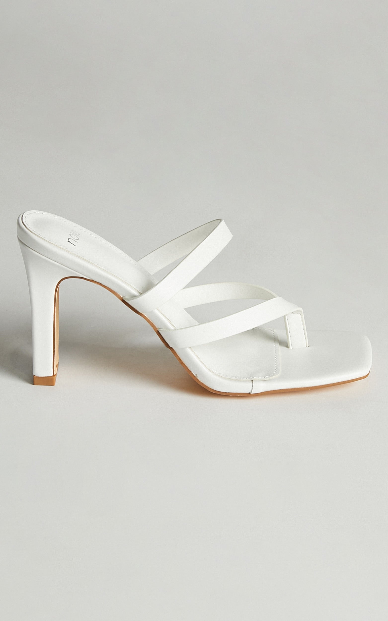 NOVO - ZACI HEELS in White
