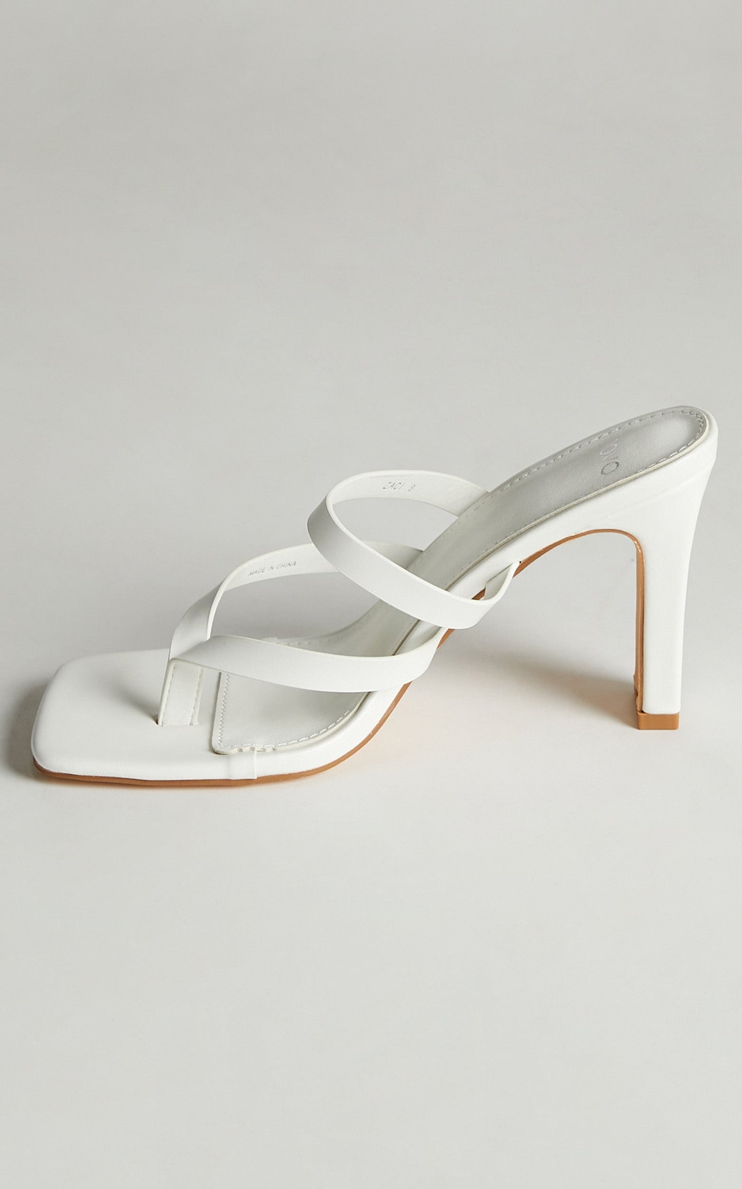 NOVO - ZACI HEELS in White