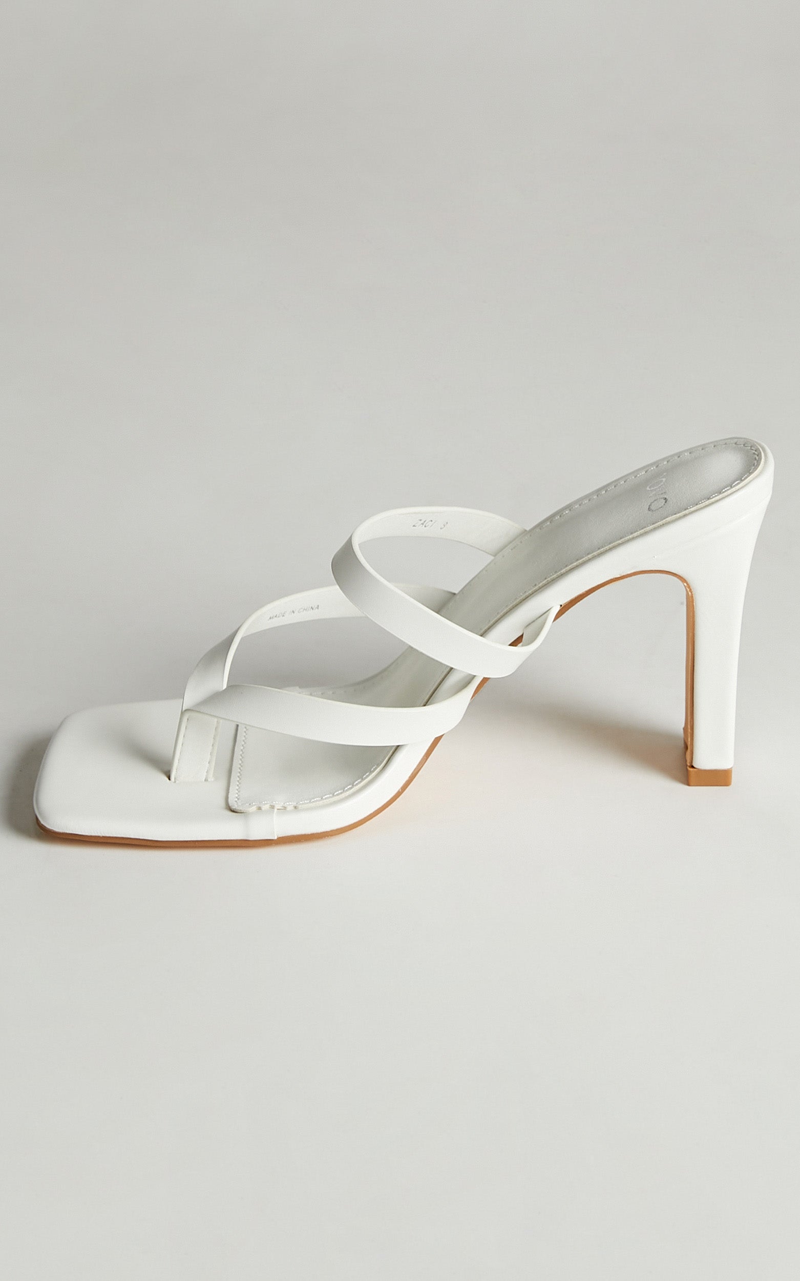 NOVO - ZACI HEELS in White