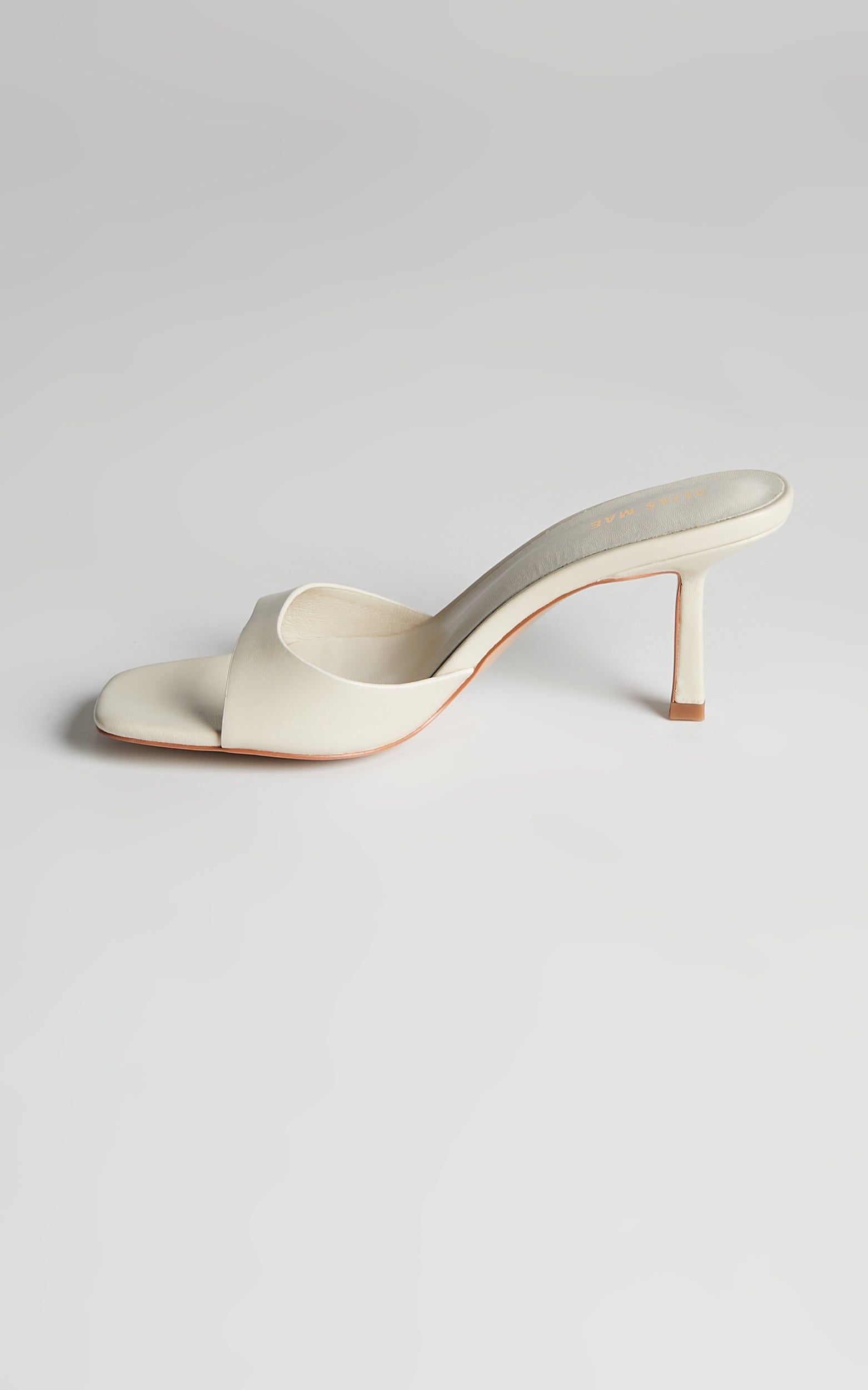 ALIAS MAE - LIZA HEELS in BONE LEATHER