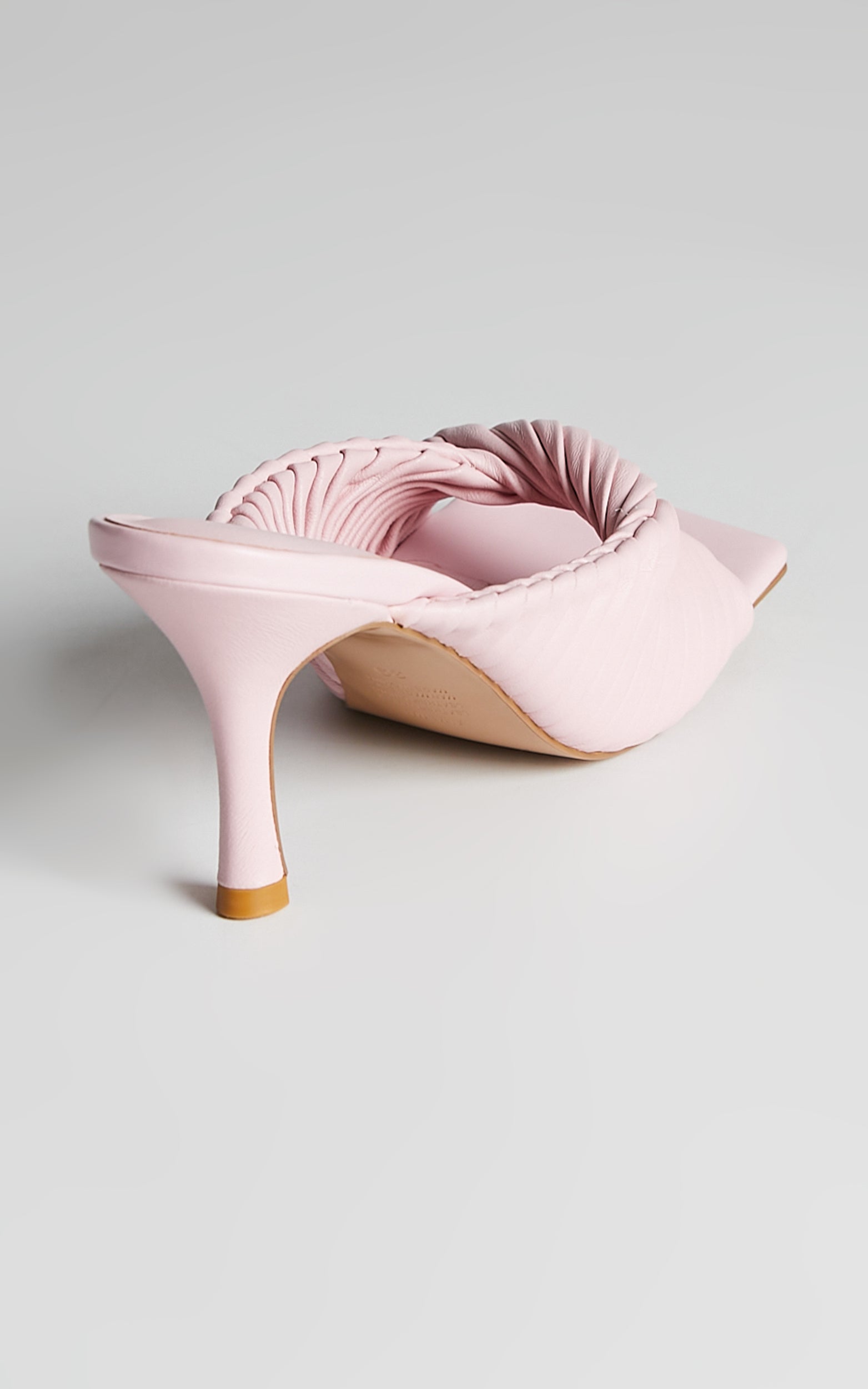 Alias Mae - FLORA HEELS in Pale Pink LEATHER