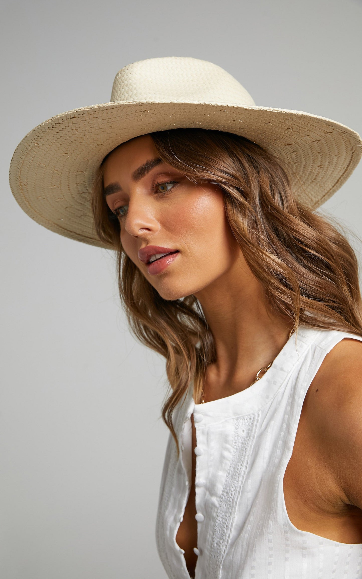 Brixton - Seaside Sun Hat in Natural