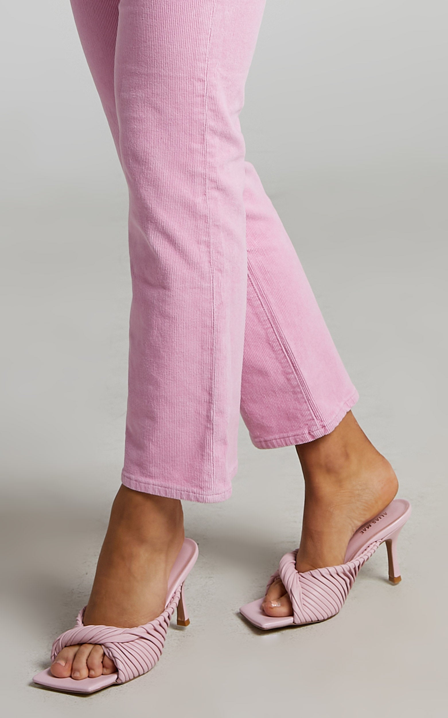 Alias Mae - FLORA HEELS in Pale Pink LEATHER