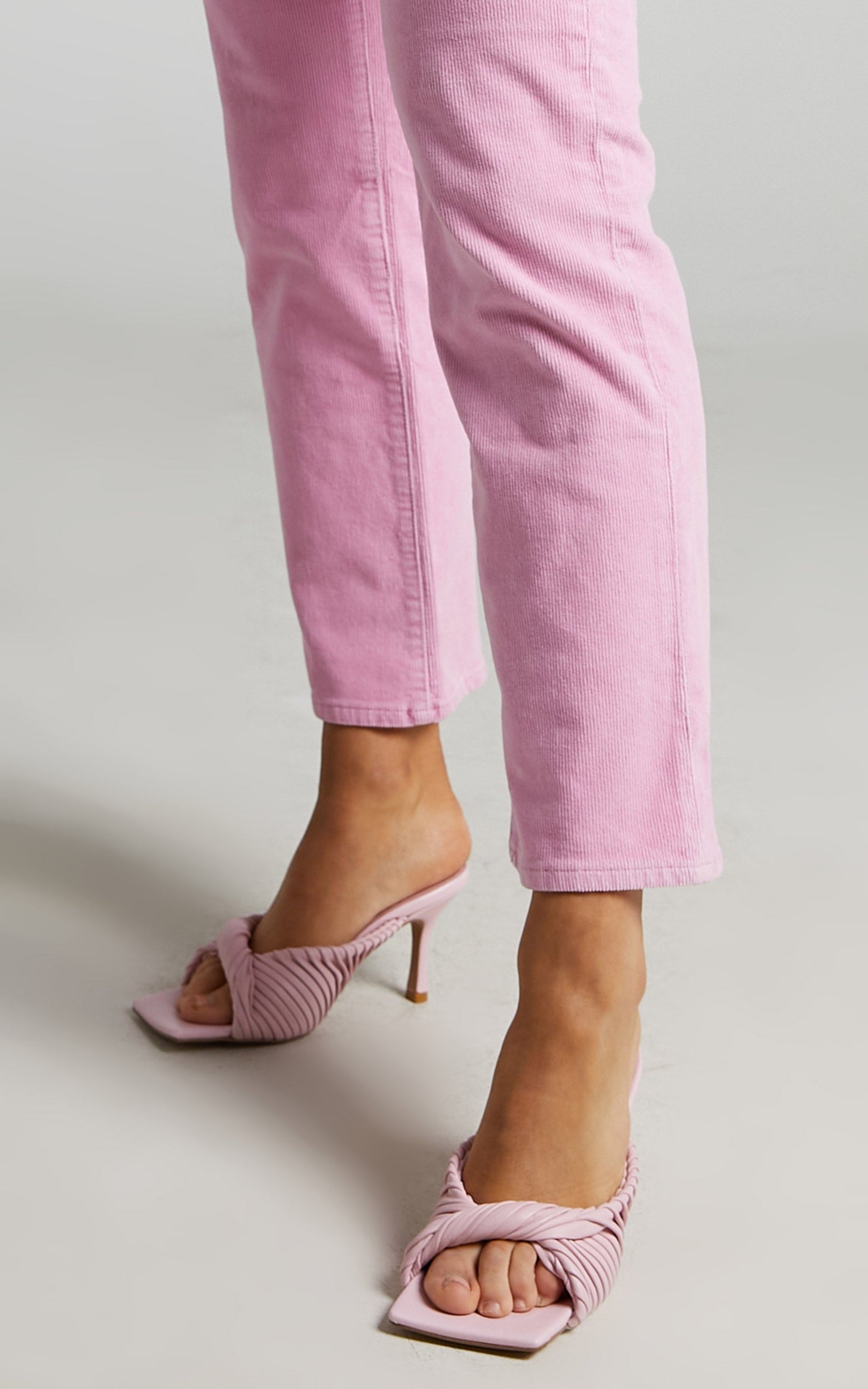 Alias Mae - FLORA HEELS in Pale Pink LEATHER