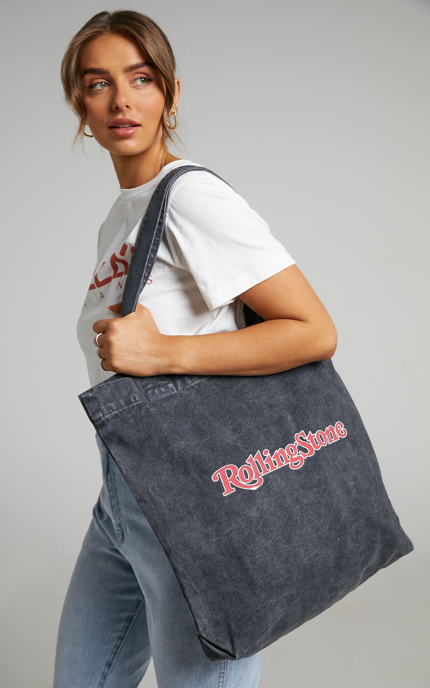 Rolla's - Rolling Stone 1981 Tote in Washed Black