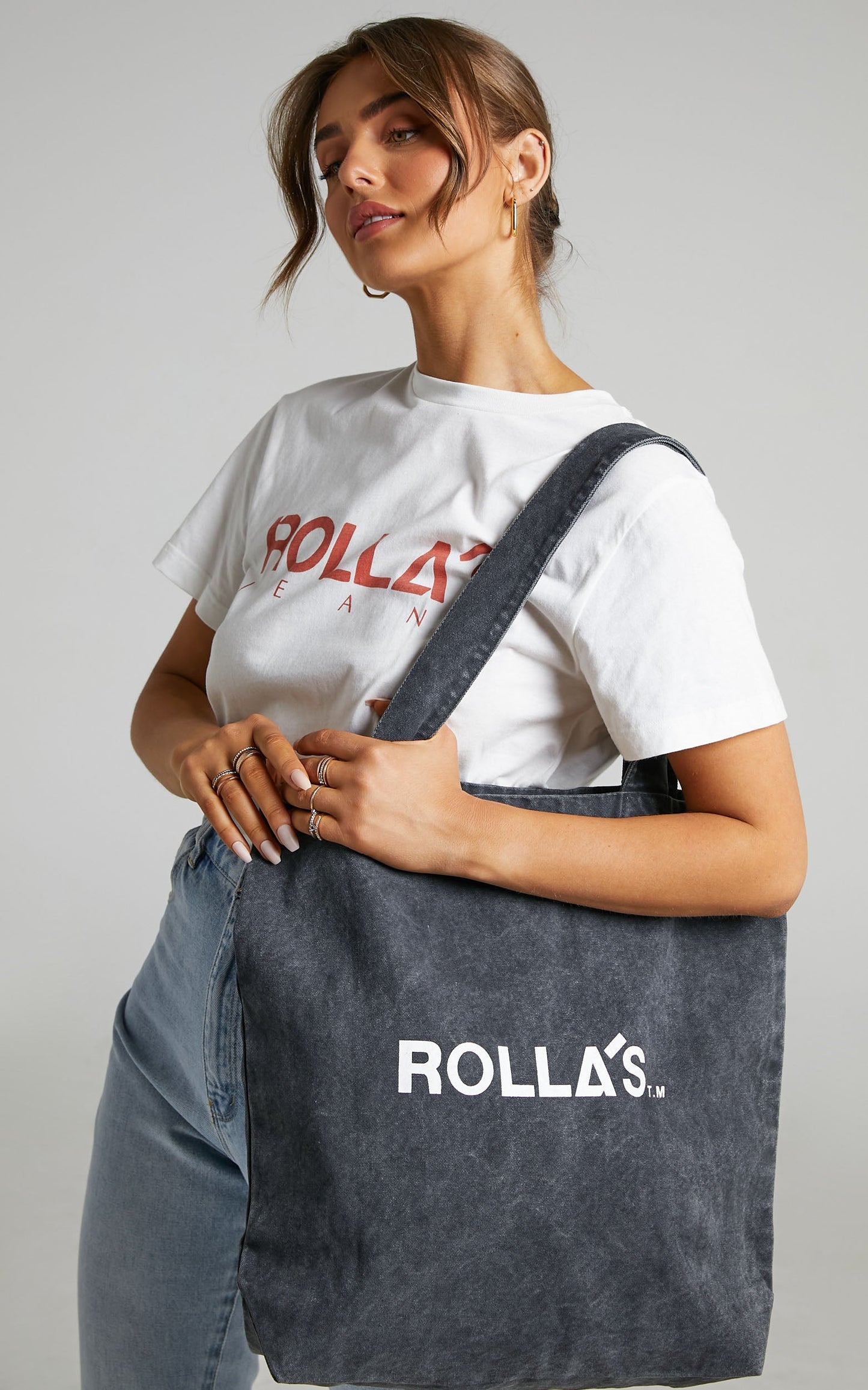 Rolla's - Rolling Stone 1981 Tote in Washed Black