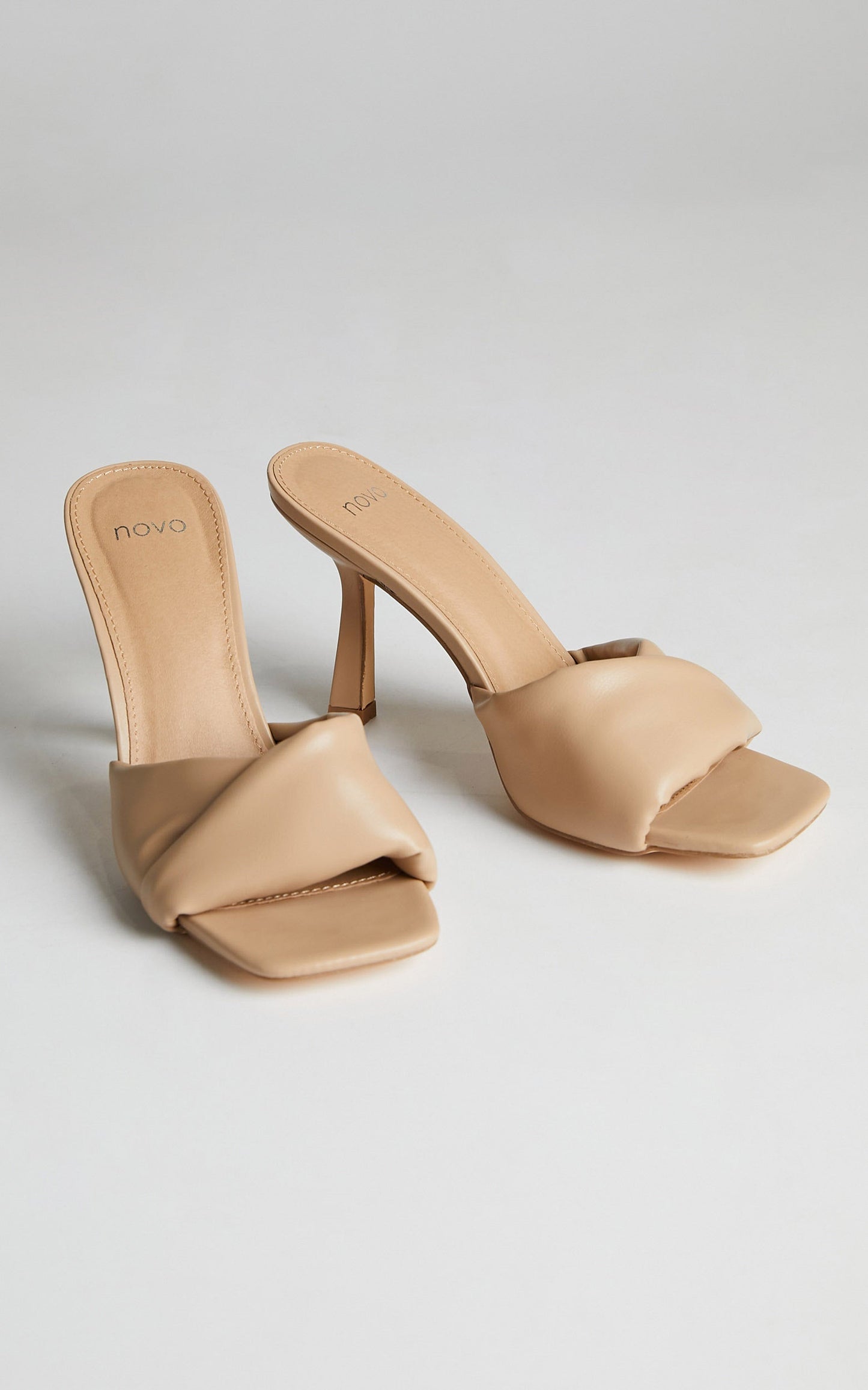 NOVO - NICOS HEELS in SAND