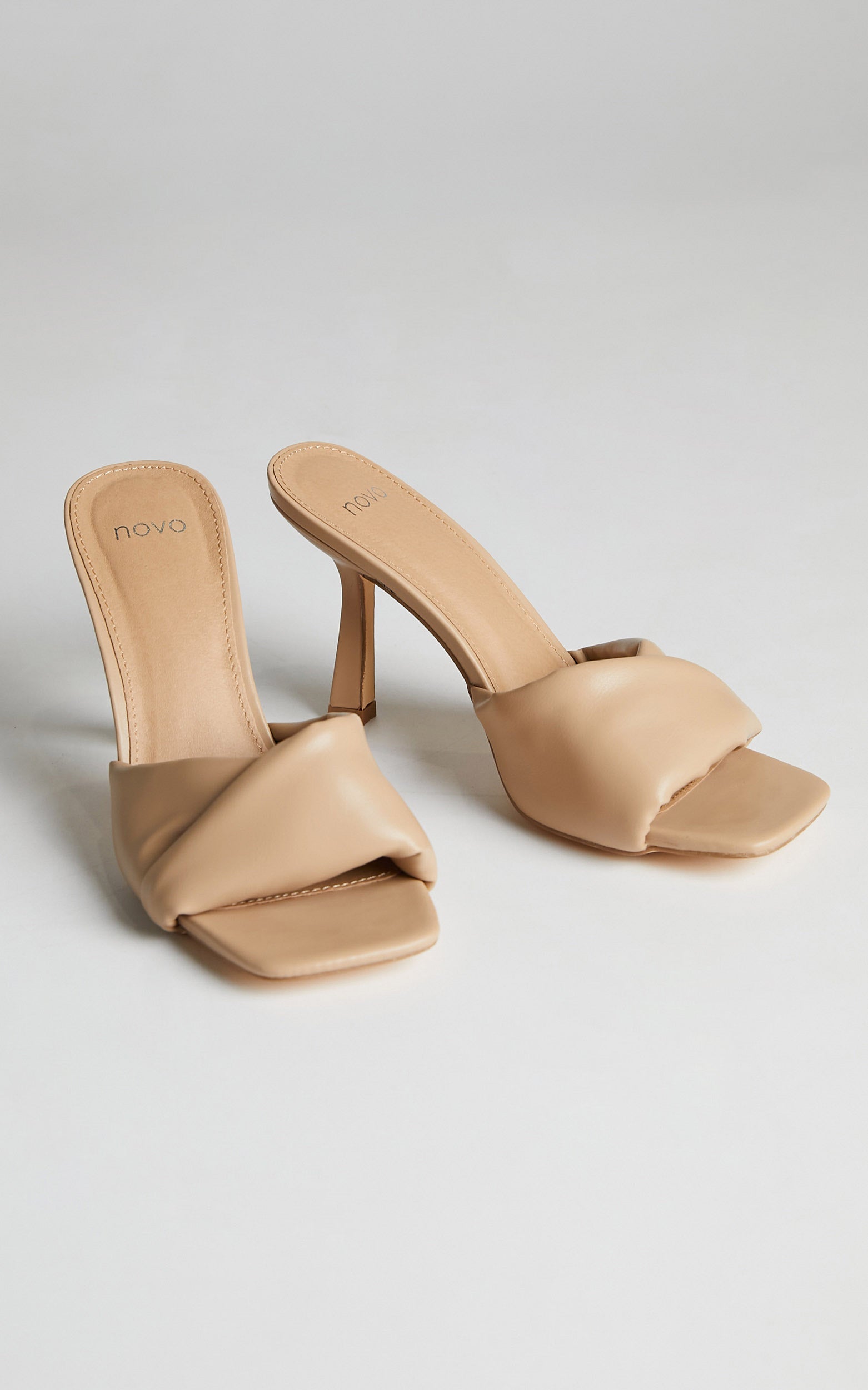 NOVO - NICOS HEELS in SAND