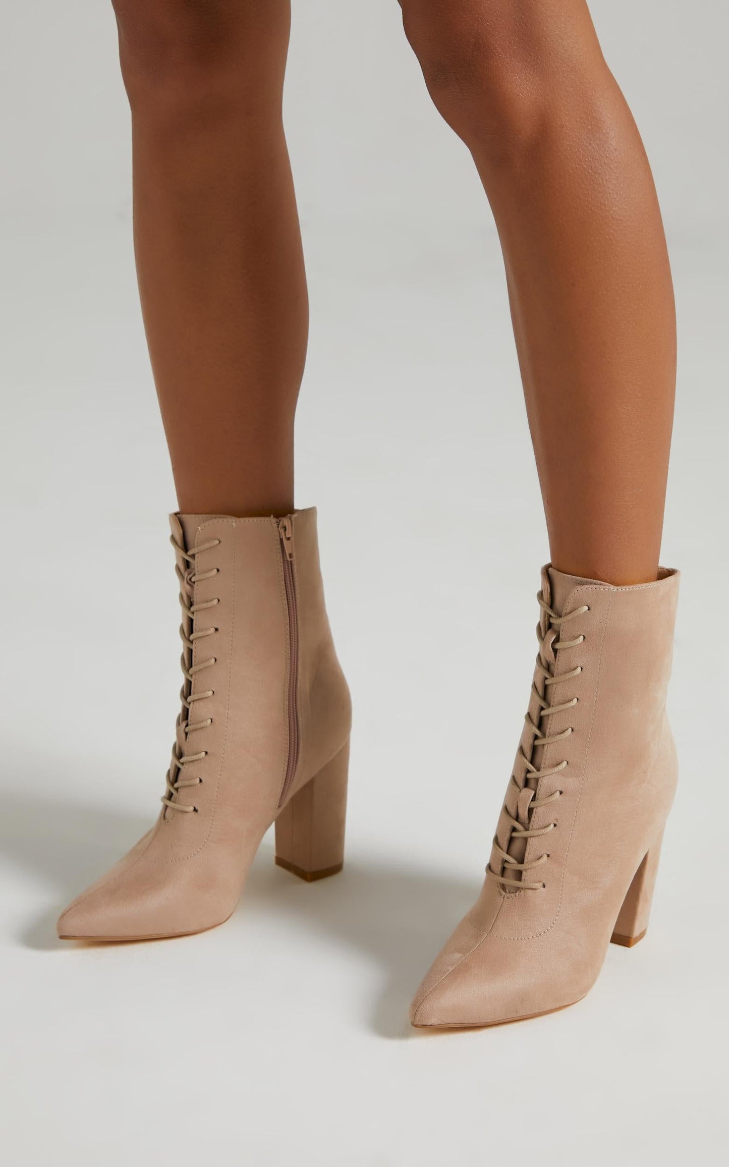 Verali - Danielle Boots in Blush Micro