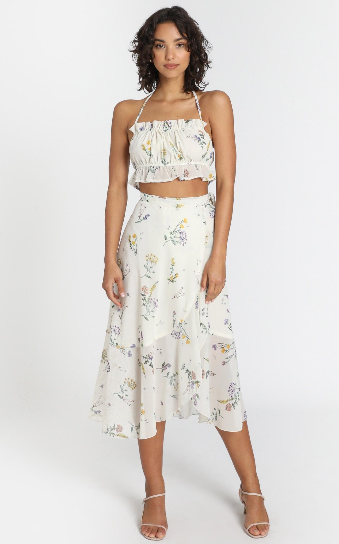 Add To The Mix Skirt in Botanical Floral