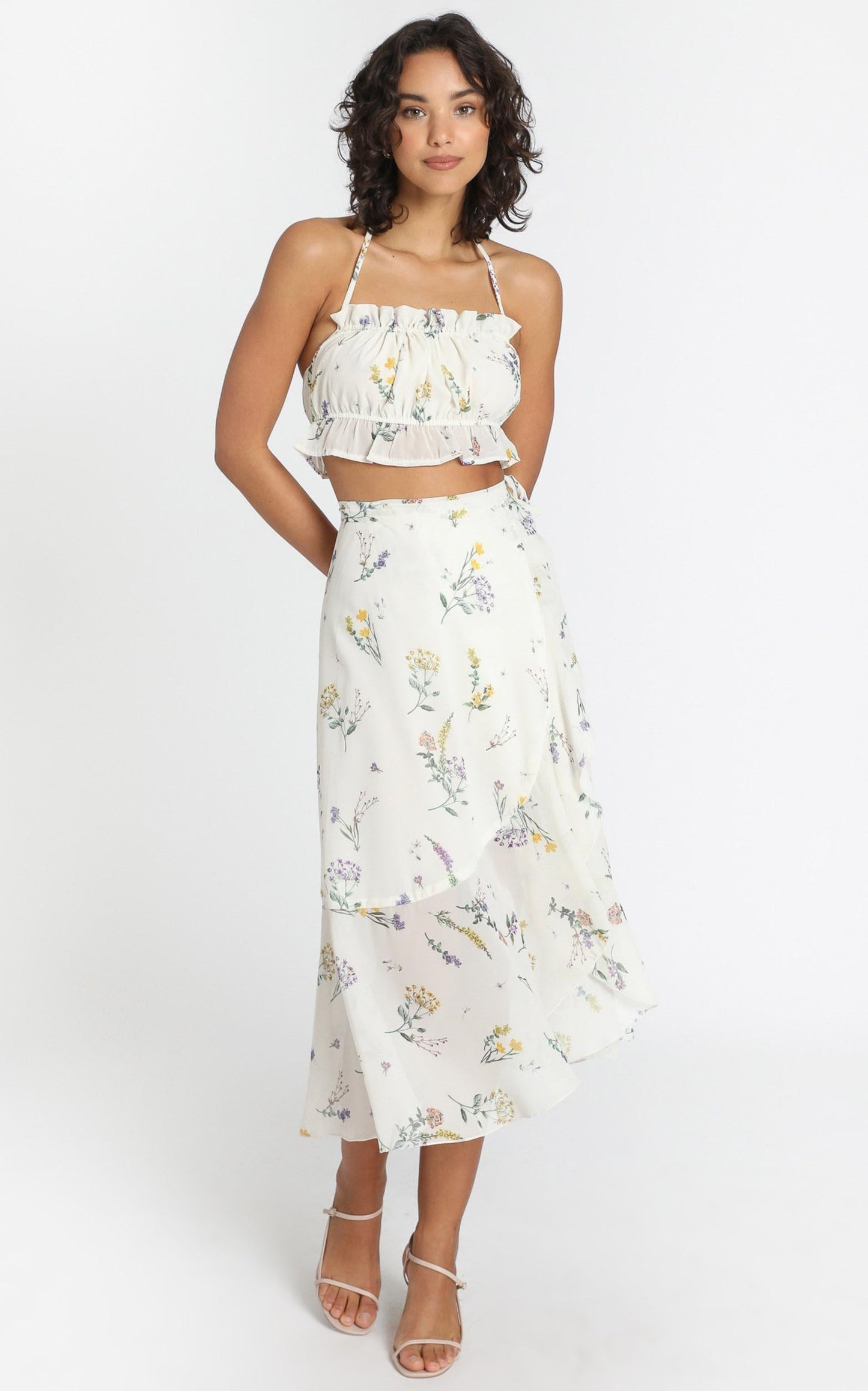 Add To The Mix Skirt in Botanical Floral