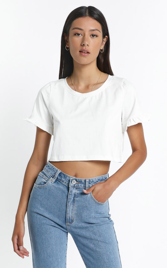 Manhattan Top in White
