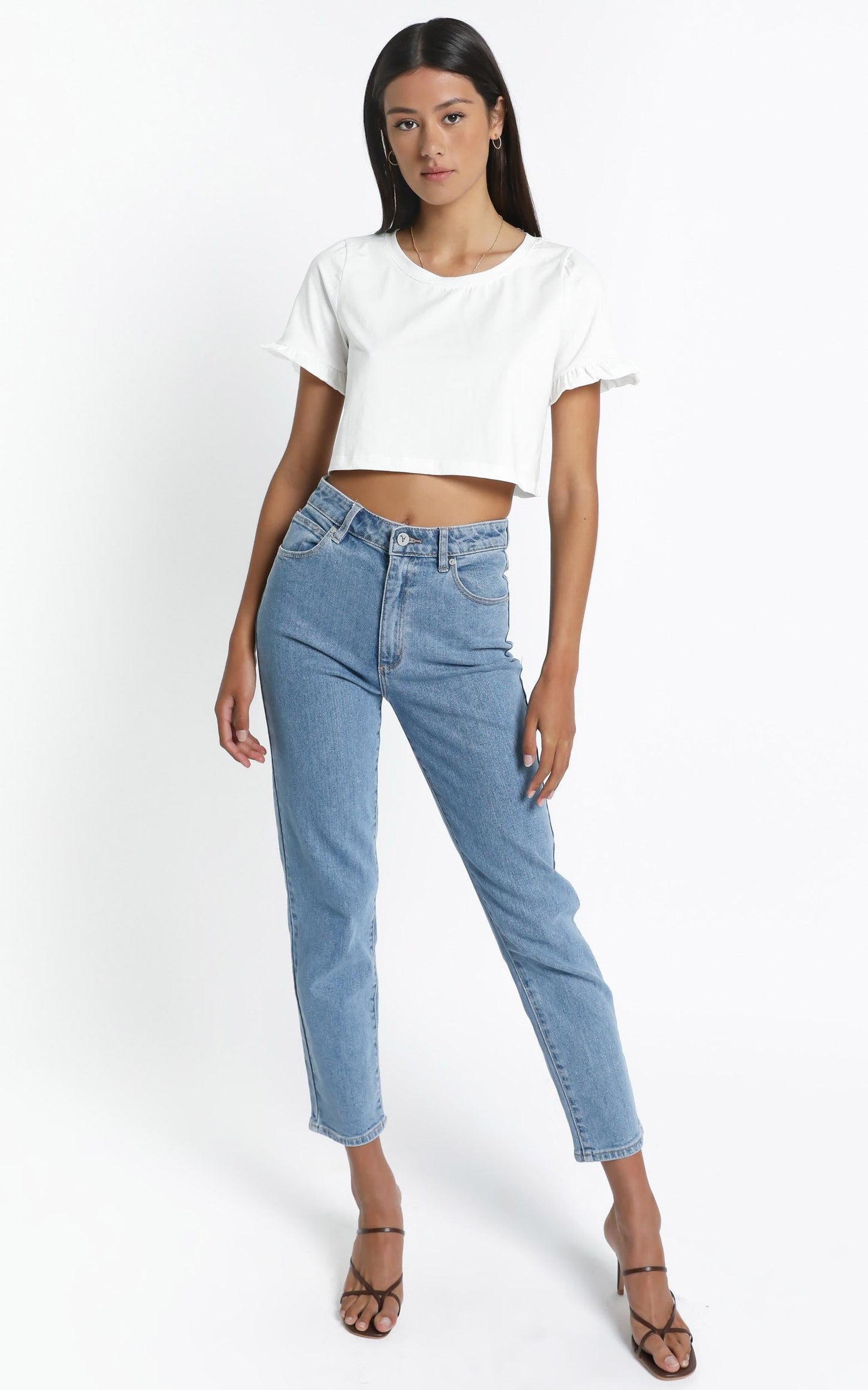 Manhattan Top in White