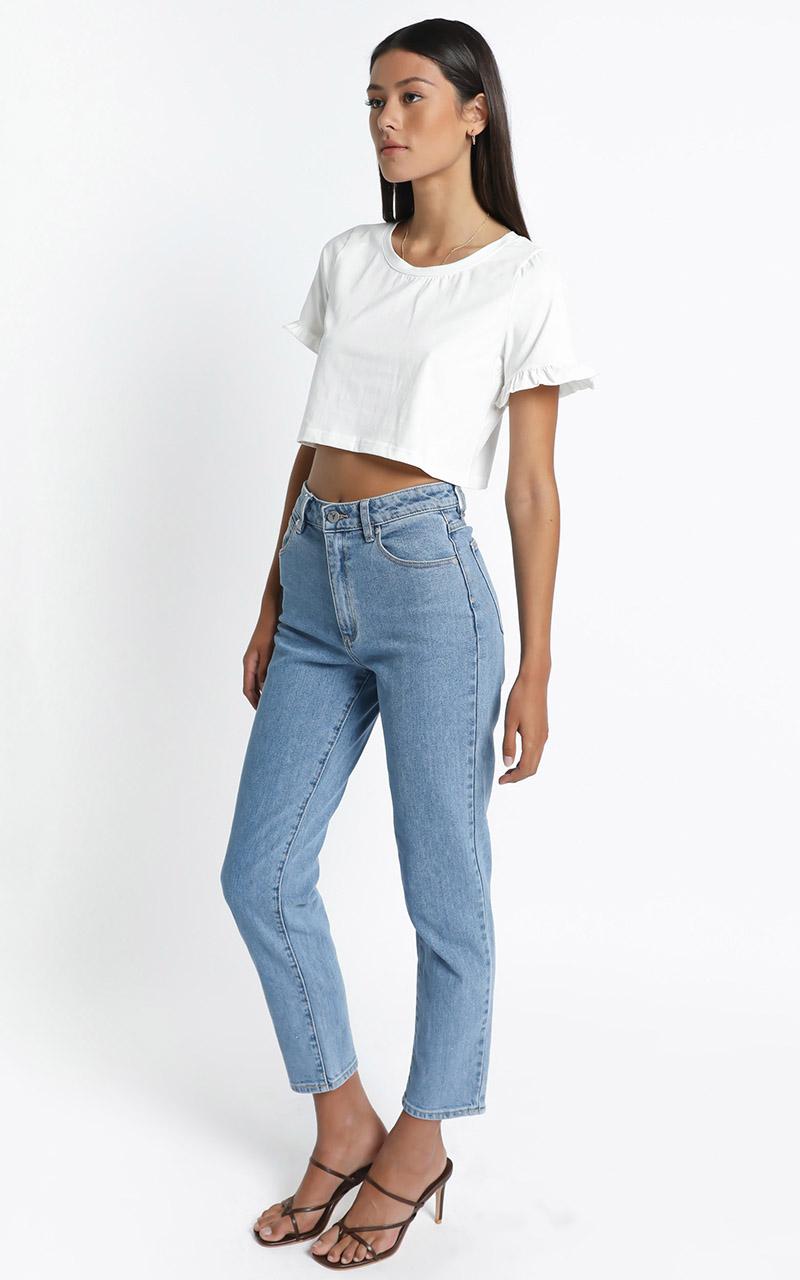 Manhattan Top in White