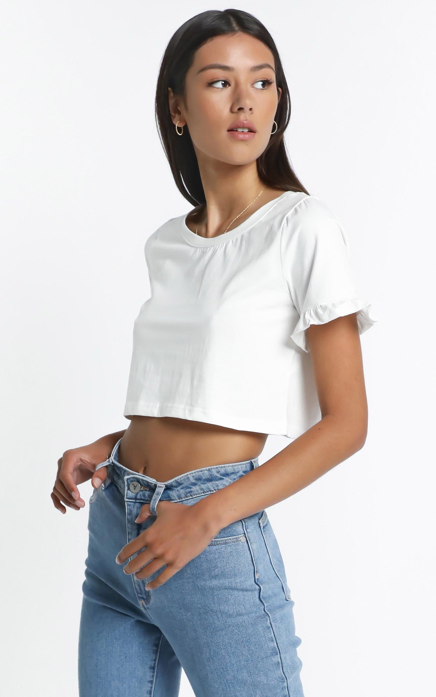 Manhattan Top in White