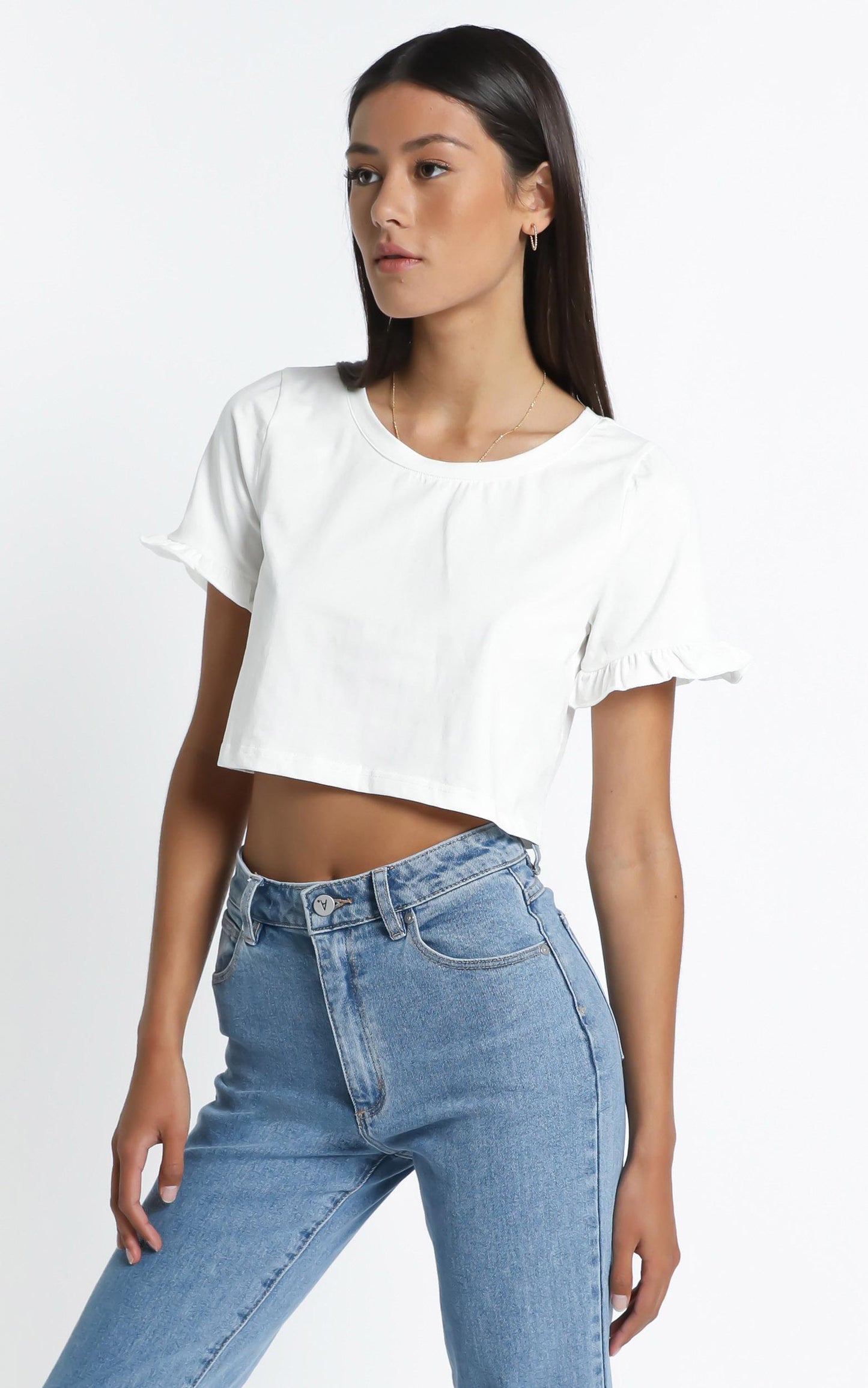 Manhattan Top in White