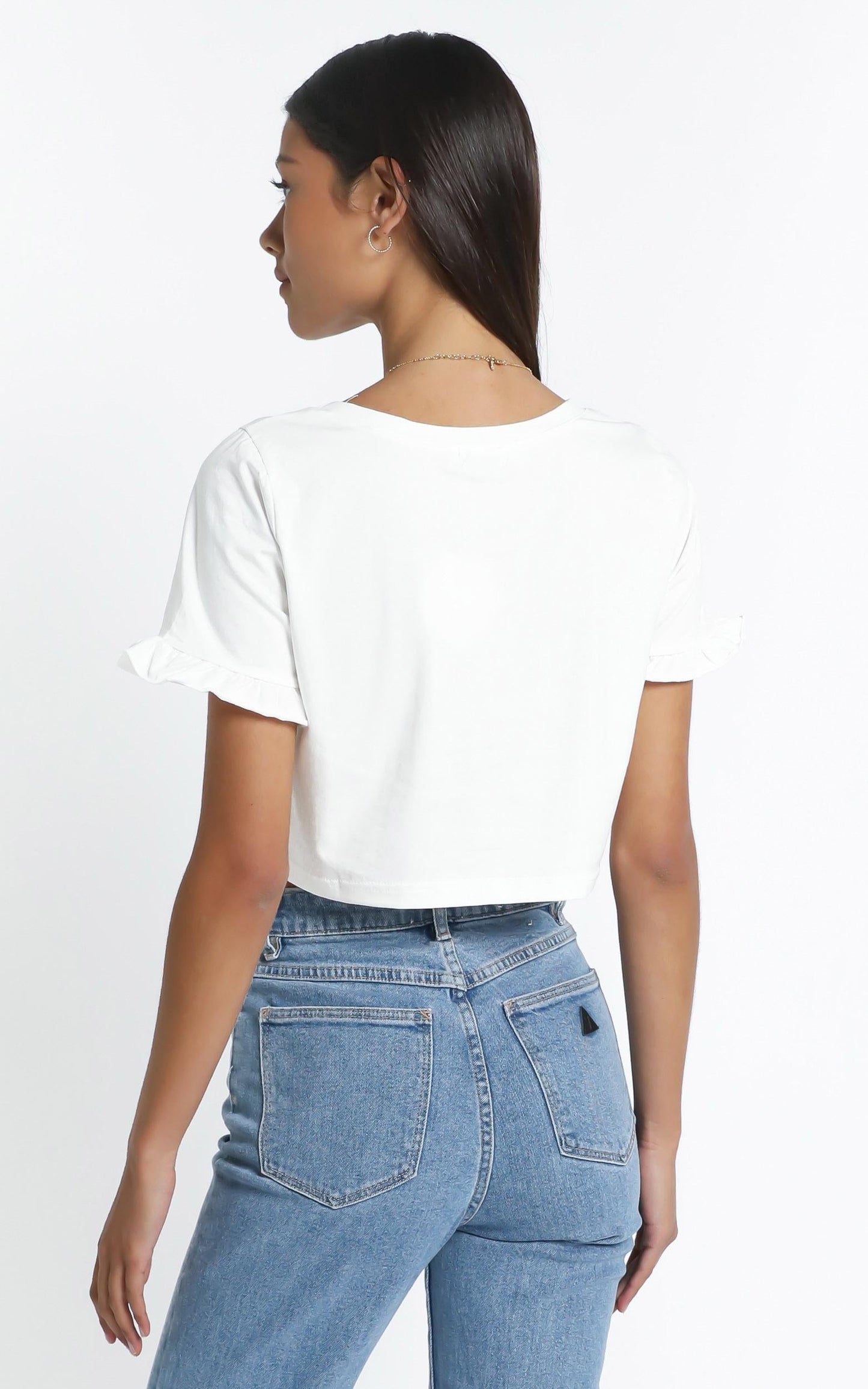 Manhattan Top in White