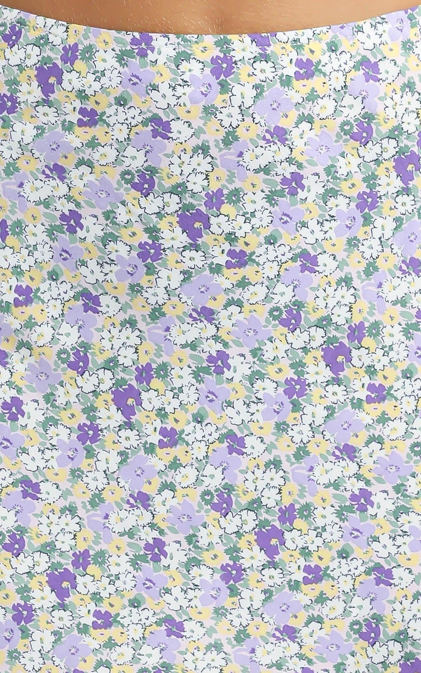 Iyesha Skirt in Purple Floral