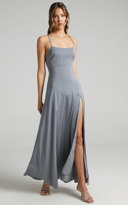 Will It Be Us Dress in Dusty Blue